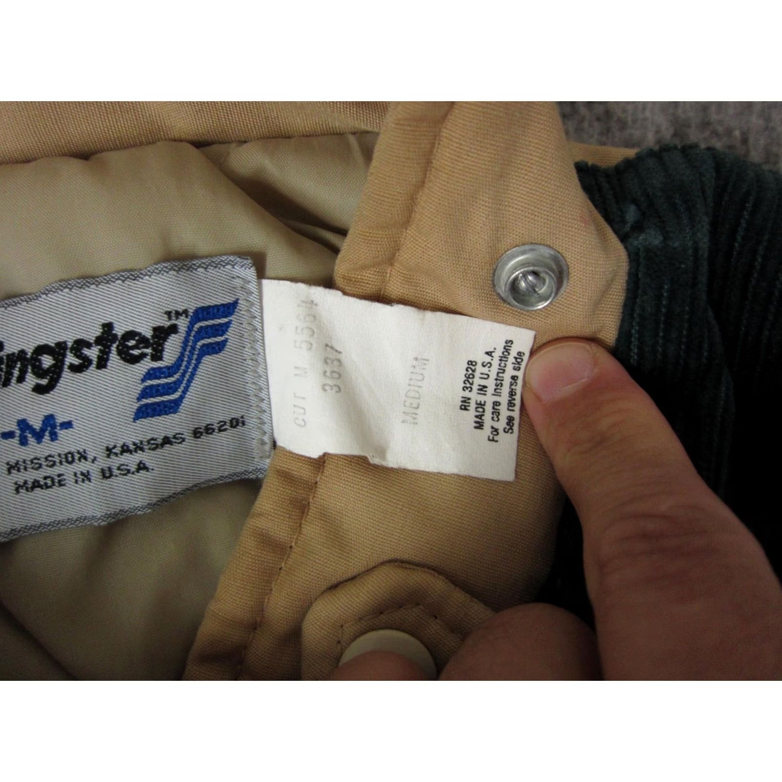 Vintage VINTAGE Swingster Jacket Mens Regular Brown Corduroy Bomber Jacket Short Adult Medium 1A Size US M / EU 48-50 / 2 - 6 Thumbnail
