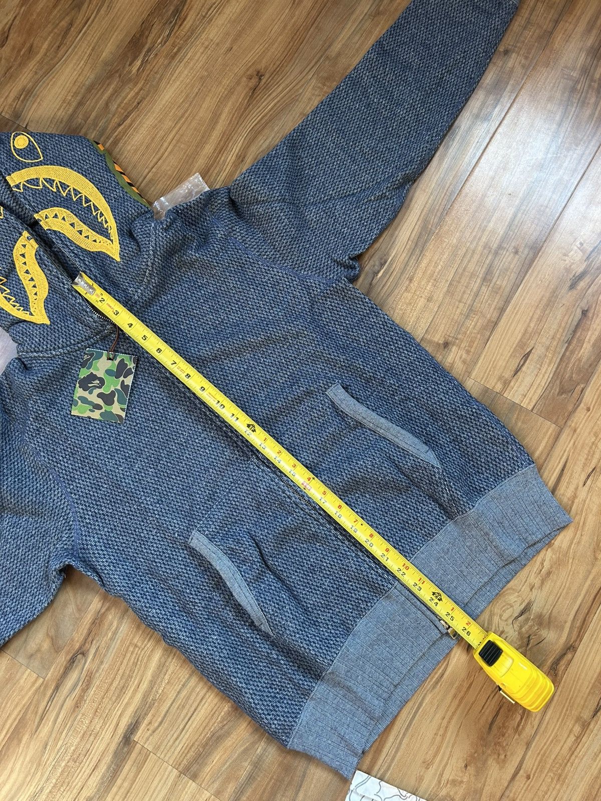 Bape NEW Bape Indigo Shark Full Zip Hoodie Size US M / EU 48-50 / 2 - 11 Thumbnail