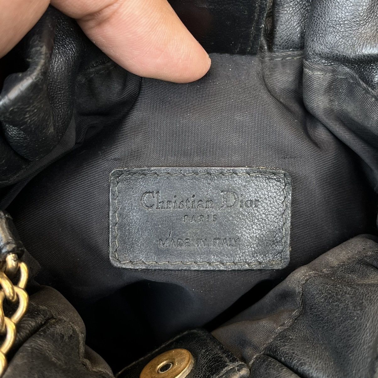 Dior Vintage 2000s Christian Dior Gaufré Cannage Délices Mini Bag Size ONE SIZE - 14 Thumbnail