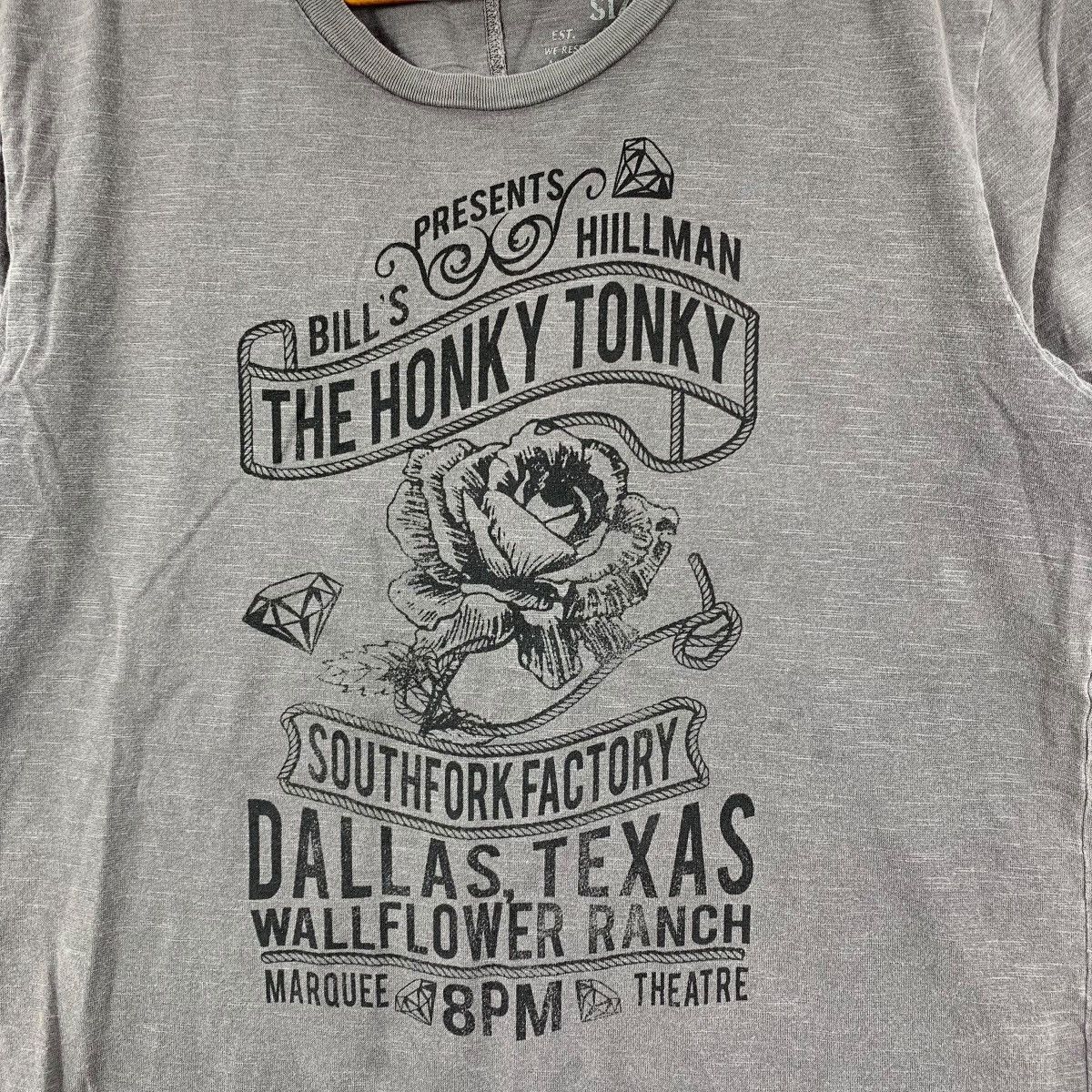 Japanese Brand 291295 = Homme Bill’s Hillman The Honky Tonky Japan Tshirt Size US S / EU 44-46 / 1 - 3 Thumbnail