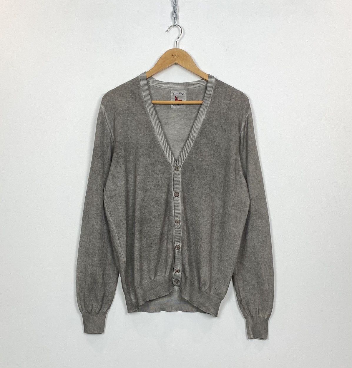 Gran Sasso Gran Sasso Long Sleeve Cotton Cardigan Sweater Mens Size 52 Size US L / EU 52-54 / 3 - 1 Thumbnail