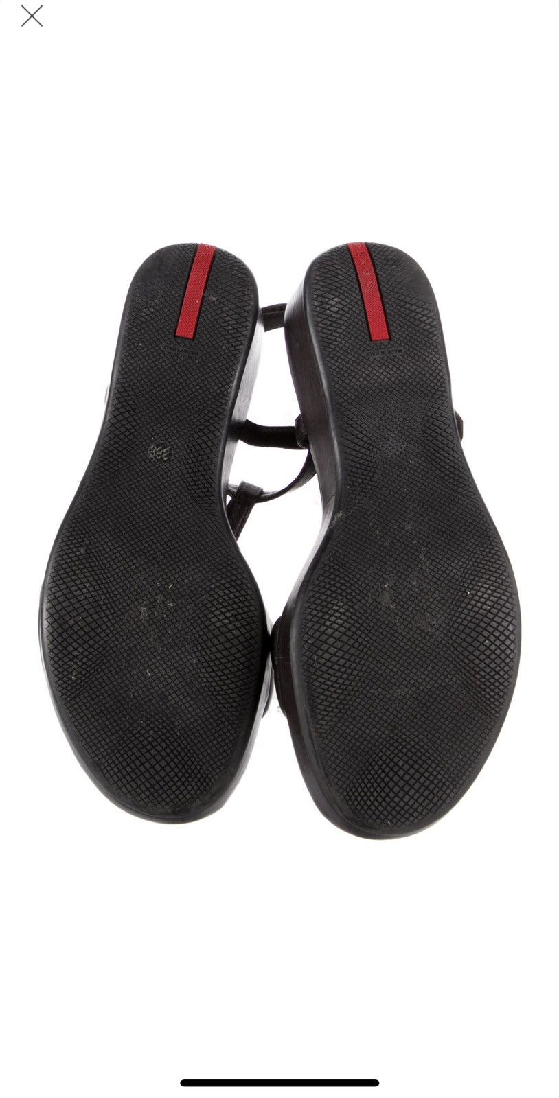 Prada Prada Sport Leather Slingback Sandals Size US 6.5 / IT 36.5 - 4 Thumbnail
