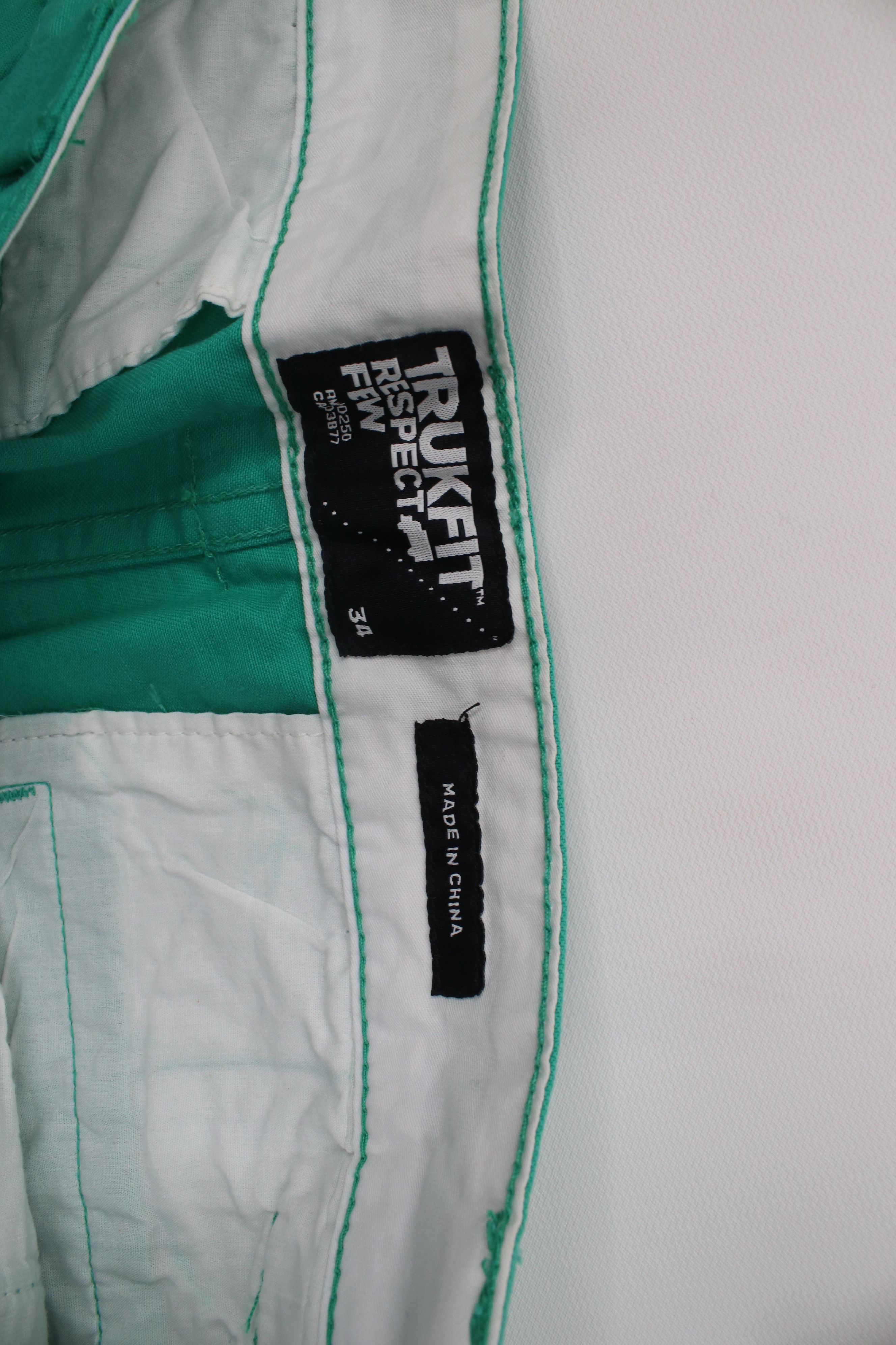 TRUKFIT Deadstock Vintage Y2K Trukfit Skateboarding Chino Pants Size US 34 / EU 50 - 7 Thumbnail
