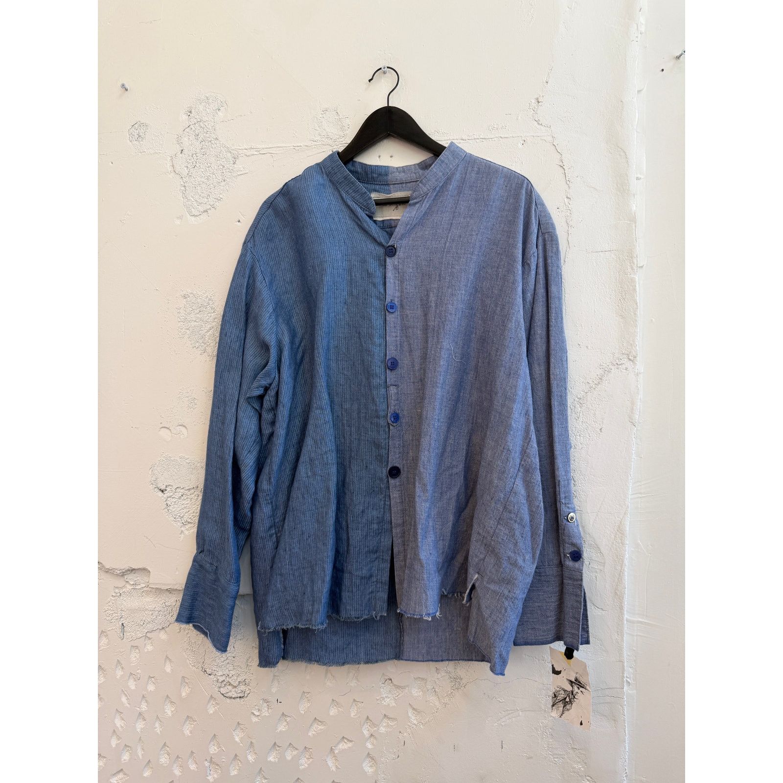 Greg Lauren Greg Lauren SAMPLE Split Linen Studio Shirt Size US XL / EU 56 / 4 - 1 Thumbnail