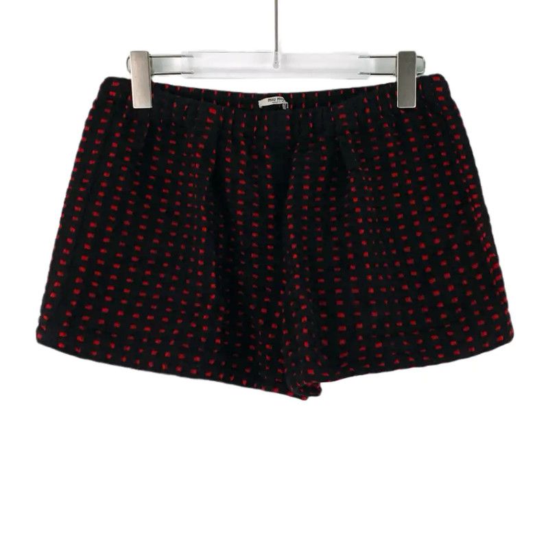 Miu Miu Miu Miu Colorful Wool Women's Shorts 0089 Size 23" - 1 Thumbnail