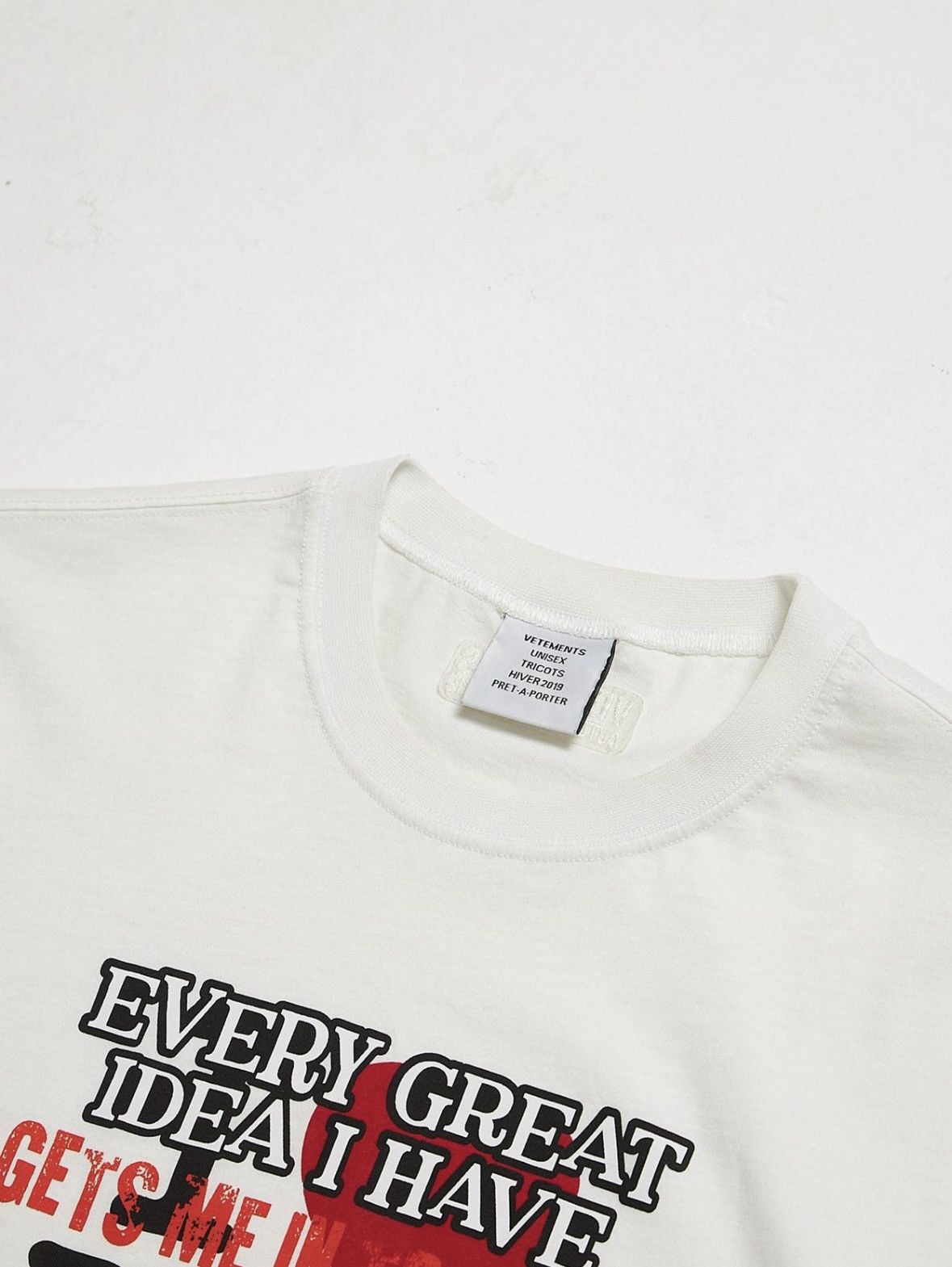 Vetements “Great Idea” I Love NY Tee Size US M / EU 48-50 / 2 - 3 Thumbnail