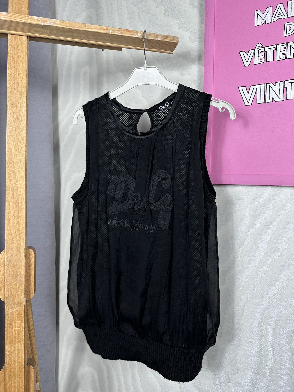 Dolce & Gabbana × Vintage Dolce & Gabbana Vintage Tank Top Size L / US 10 / IT 46 - 14 Thumbnail