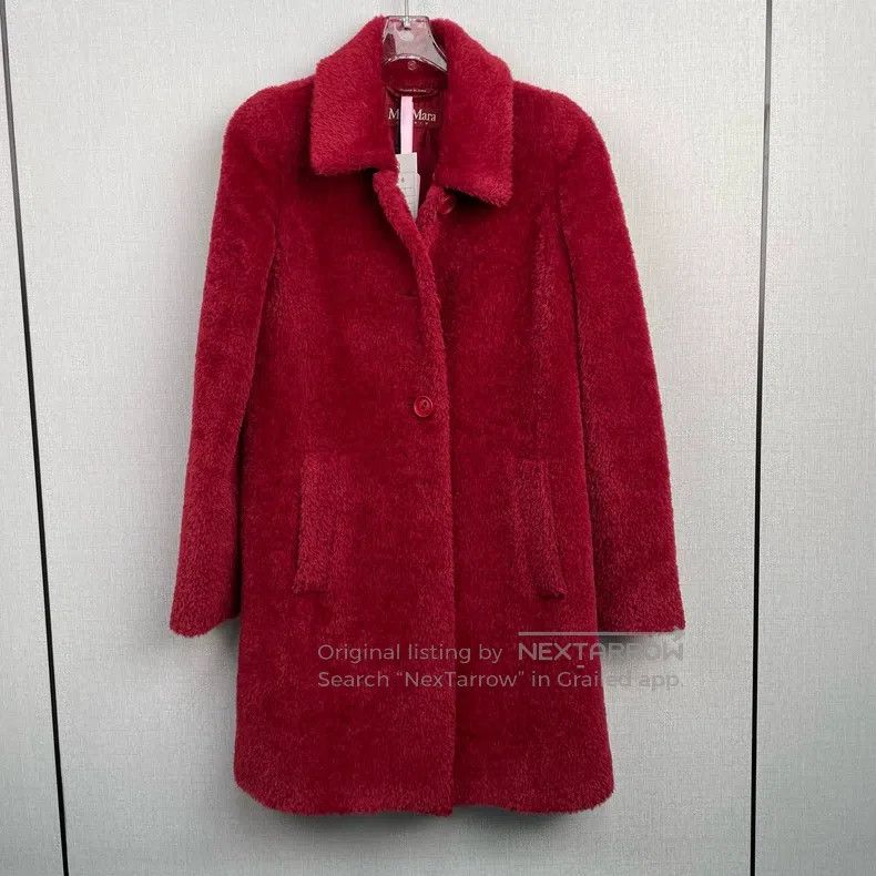 Max Mara Max Mara Red Overcoat Size XS / US 0-2 / IT 36-38 - 1 Thumbnail