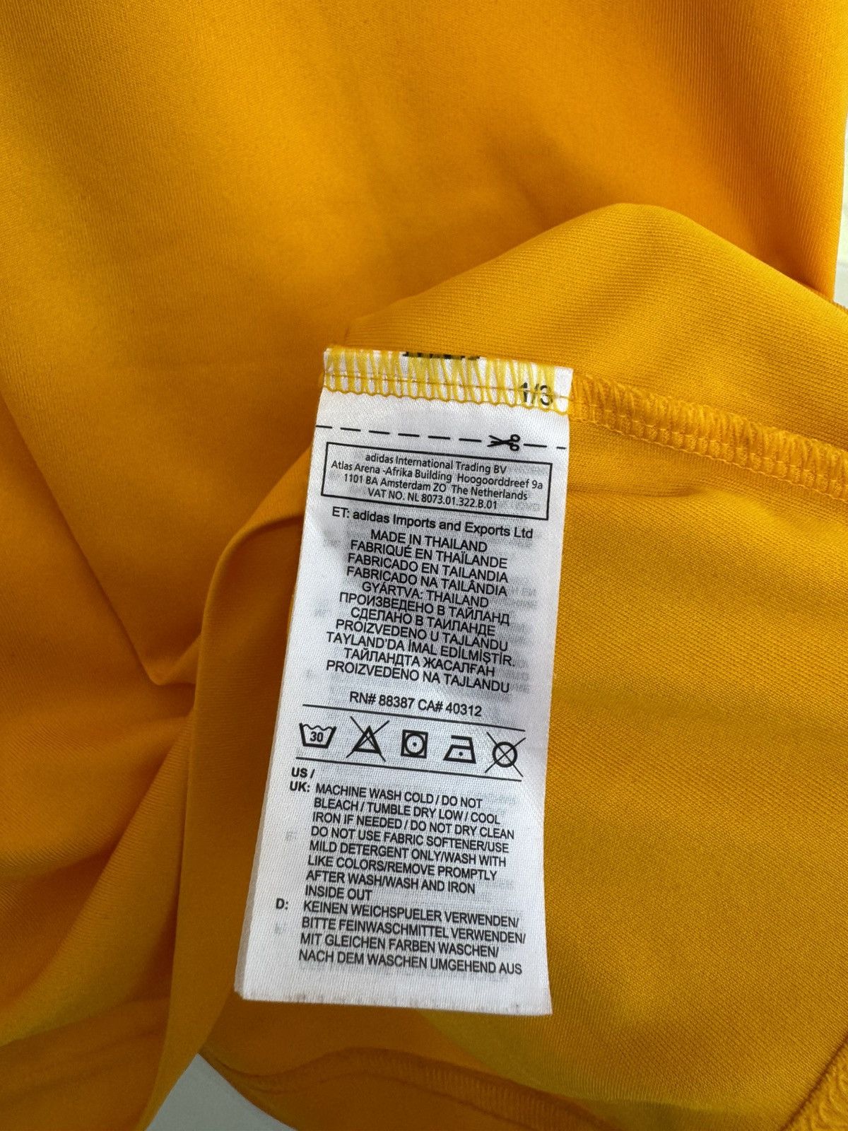 Adidas Wolverhampton 2018-2019 Home Soccer Jersey Football Kit Size US M / EU 48-50 / 2 - 14 Thumbnail