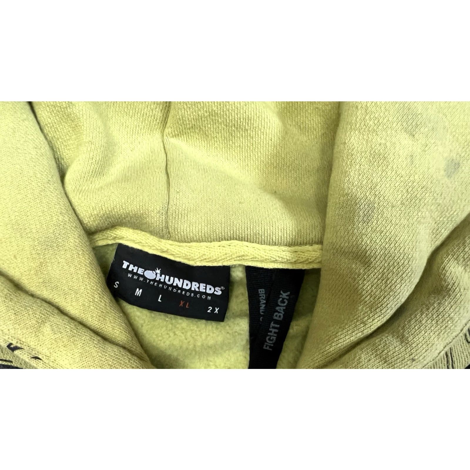 The Hundreds The Hundreds Bomb Pullover Hoodie Yellow XL Size US XL / EU 56 / 4 - 5 Thumbnail