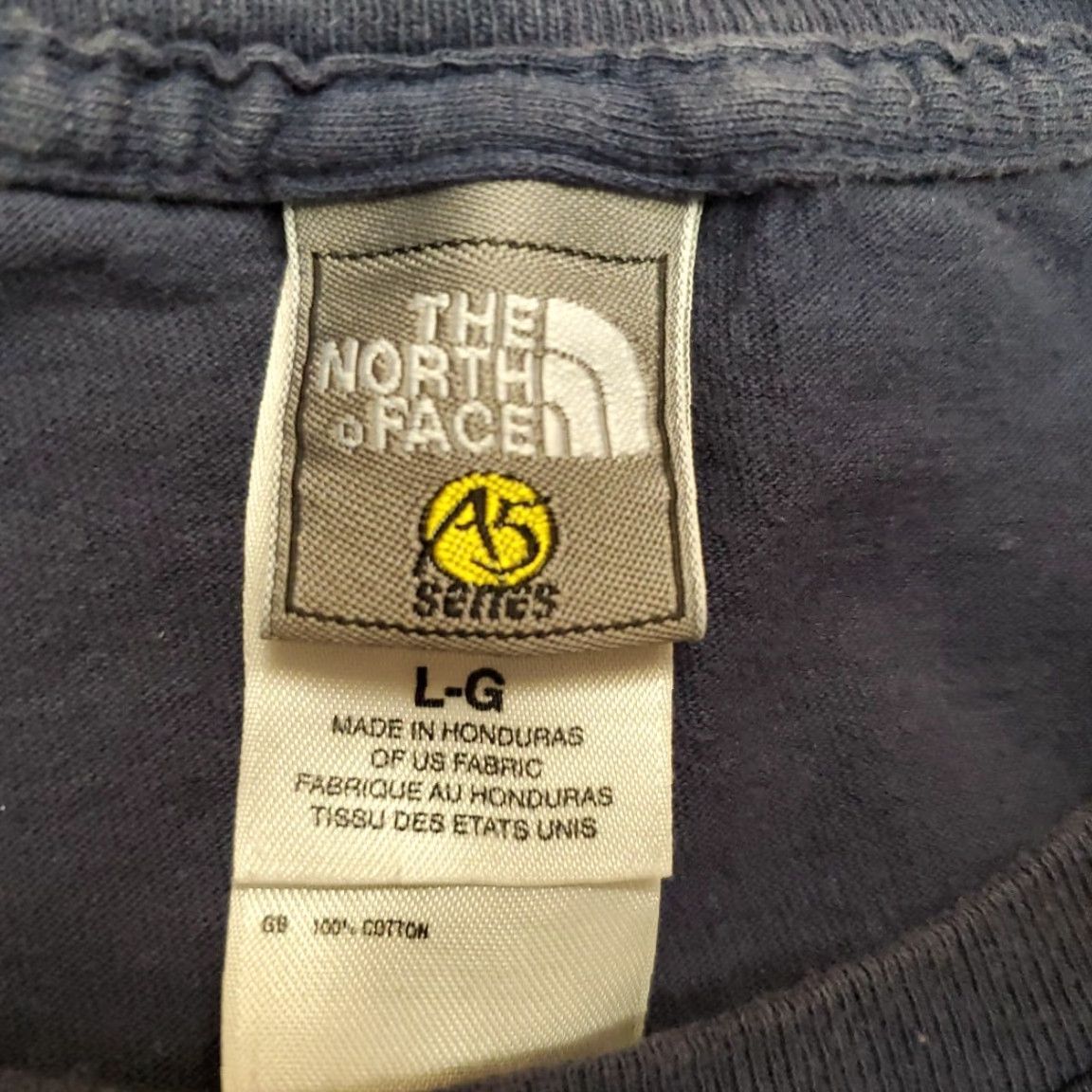 The North Face The North Face T Shirt Mens L Blue Crewneck Tee Short Sleeve Standard Fit Outdoor Logo Spell Out Size US L / EU 52-54 / 3 - 3 Thumbnail