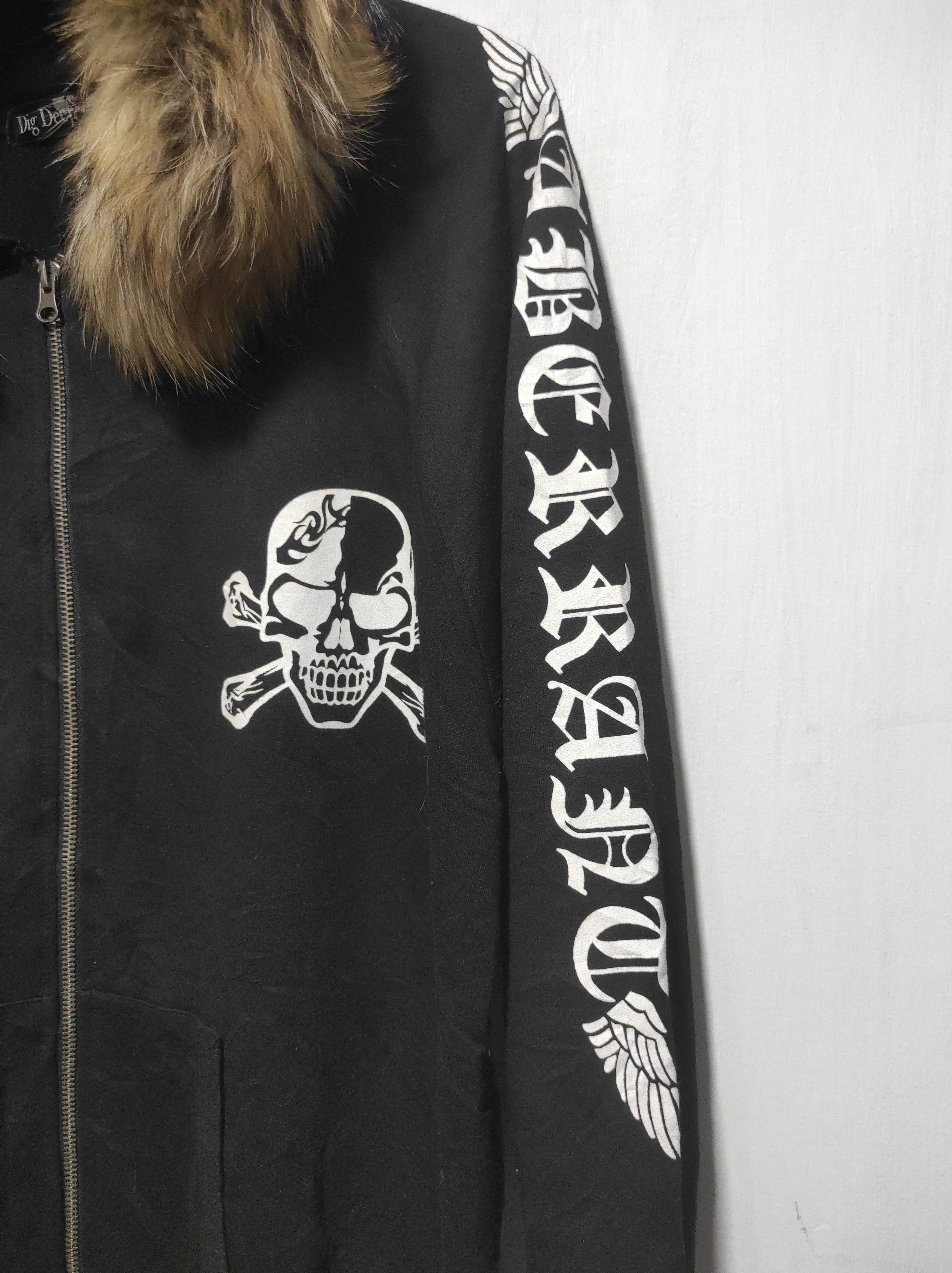 14th Addiction Dig Deep Skull Fur Hoodie IfSixWasNine LGB style Size US M / EU 48-50 / 2 - 9 Thumbnail