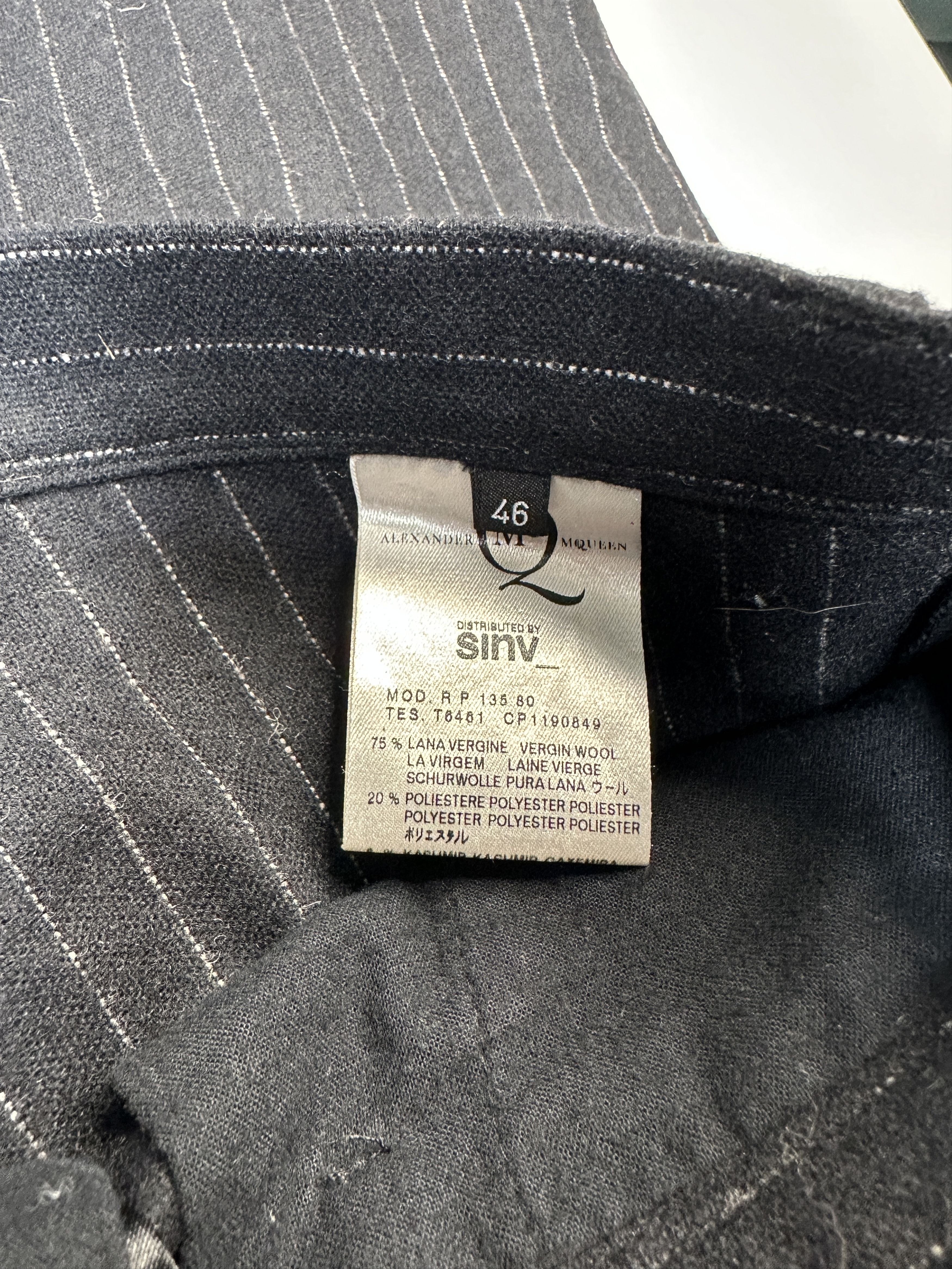 Alexander McQueen Alexander Mcqueen mens pants, wool and cashmere, size 46 Size US 30 / EU 46 - 5 Thumbnail