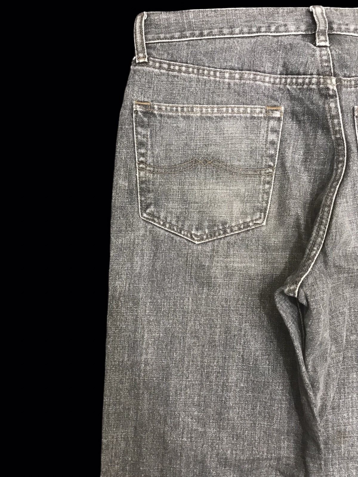 Japanese Brand 💥RELAXED💥BOBSON CHESSKING RELAXED BLACK WASH DENIM F429 Size US 33 - 11 Thumbnail