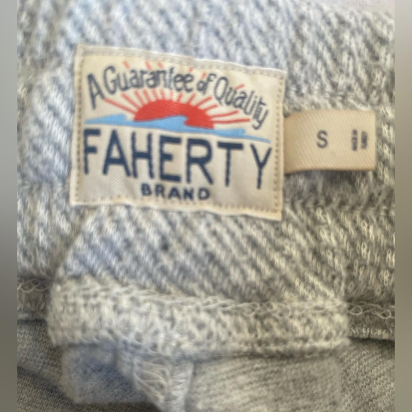 Faherty Faherty Men's Whitewater Sweat Pants in White Water Loop Size US 30 / EU 46 - 3 Thumbnail