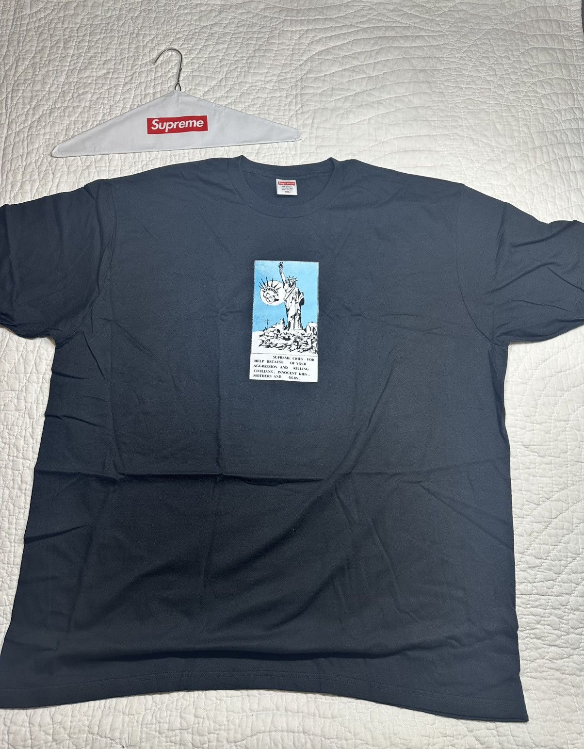 Supreme Liberty Tee- BRAND NEW XXL WITH BAG - Tops