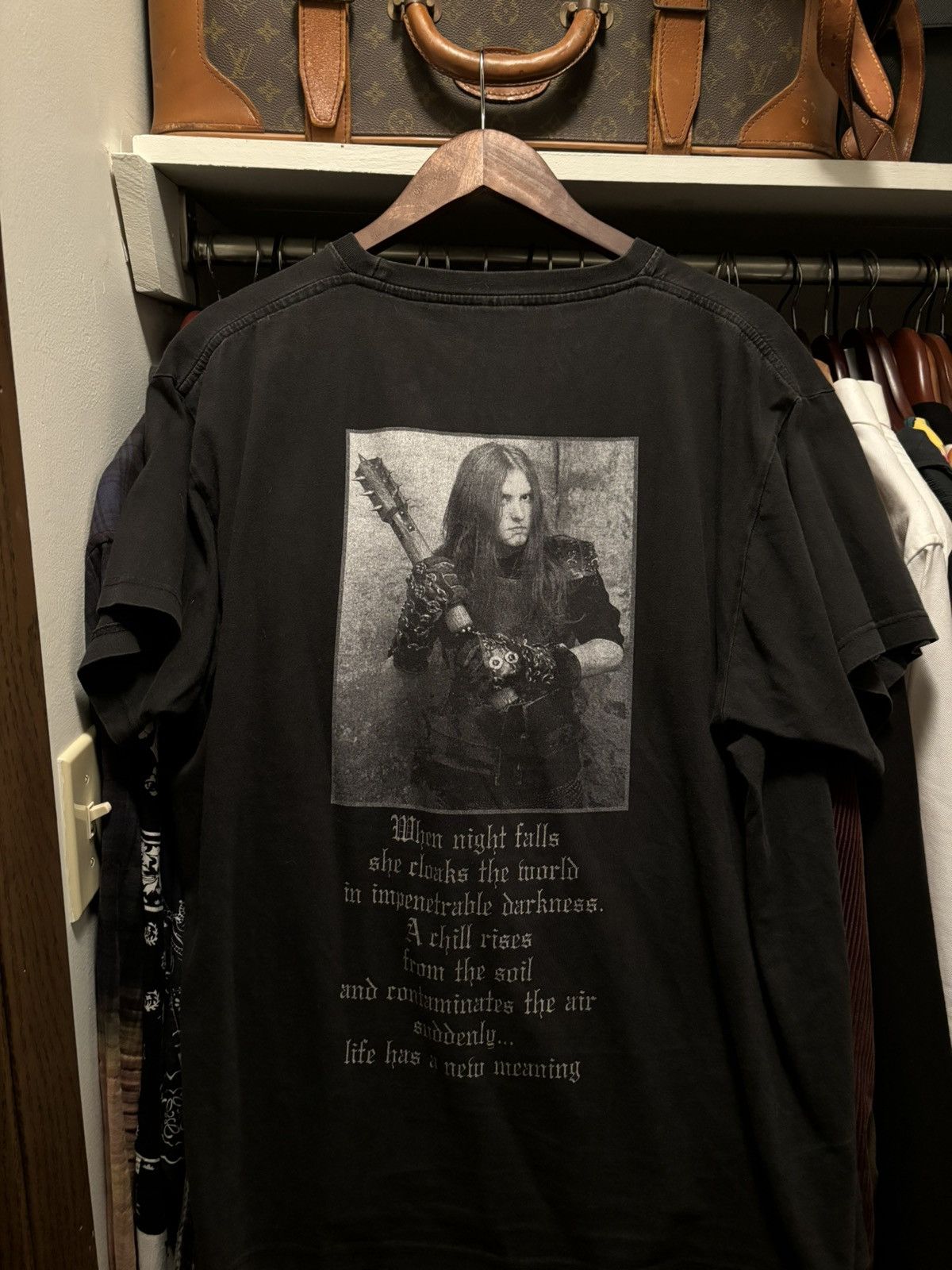 Band Tees Vintage 90s Burzum When The Night Falls Tee Size US L / EU 52-54 / 3 - 2 Thumbnail