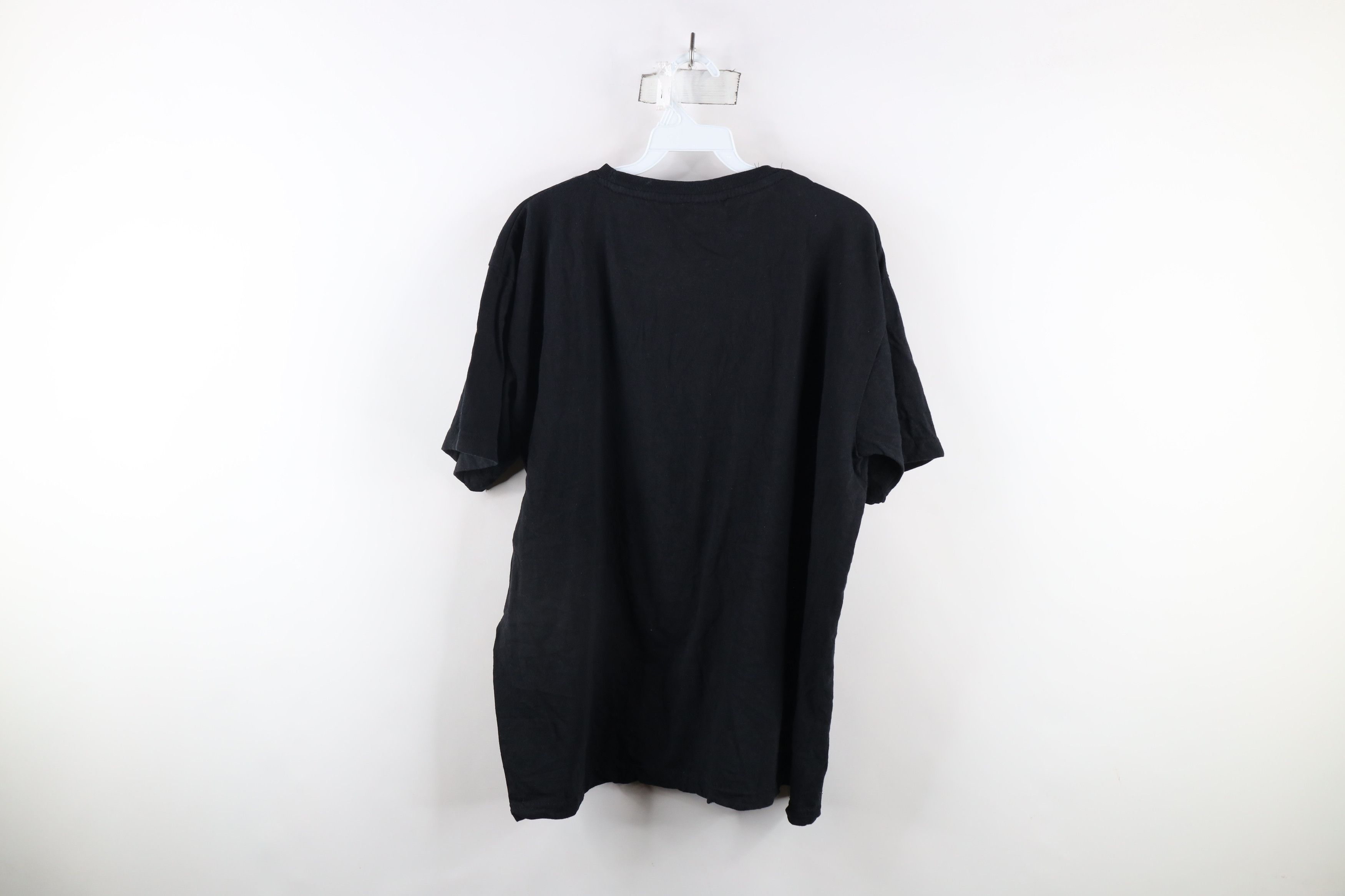 Vintage Vintage 90s Streetwear Short Sleeve T-Shirt Black Cotton Size US XL / EU 56 / 4 - 5 Thumbnail