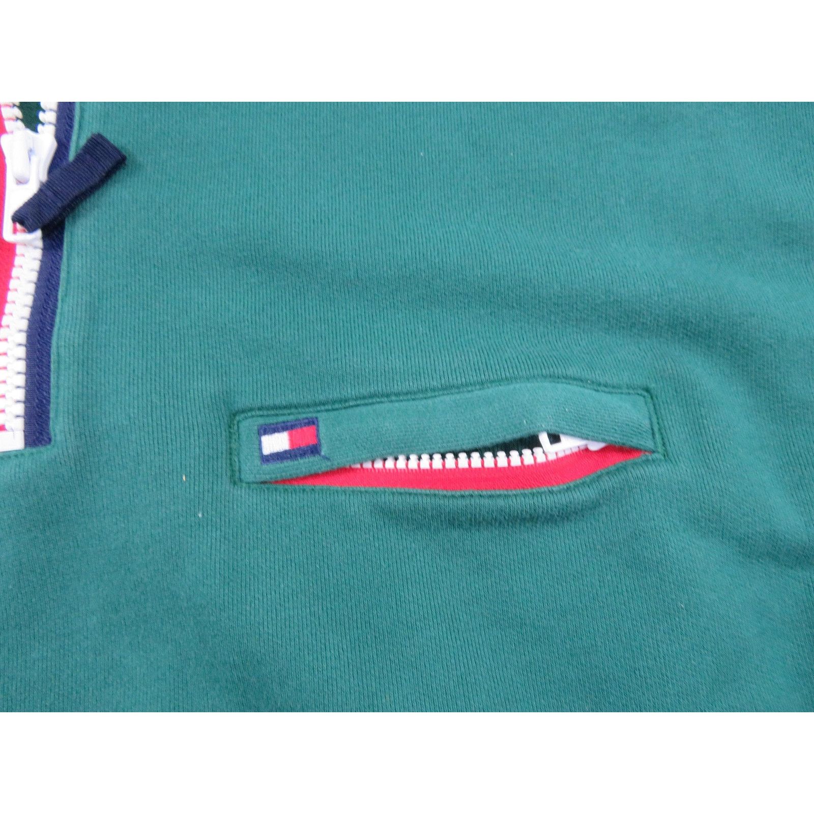 Tommy Hilfiger Tommy Hilfiger Knit Pullover Sweatshirt, High Collar L 90s Size US L / EU 52-54 / 3 - 3 Thumbnail