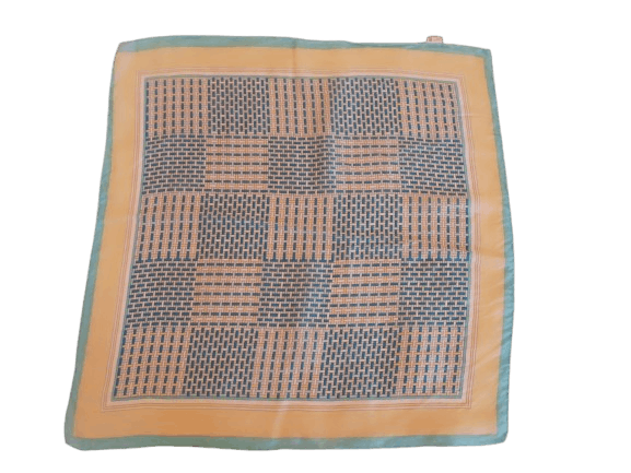 Other Very soft pure silk travel square vintage scarf. Size ONE SIZE - 1 Thumbnail