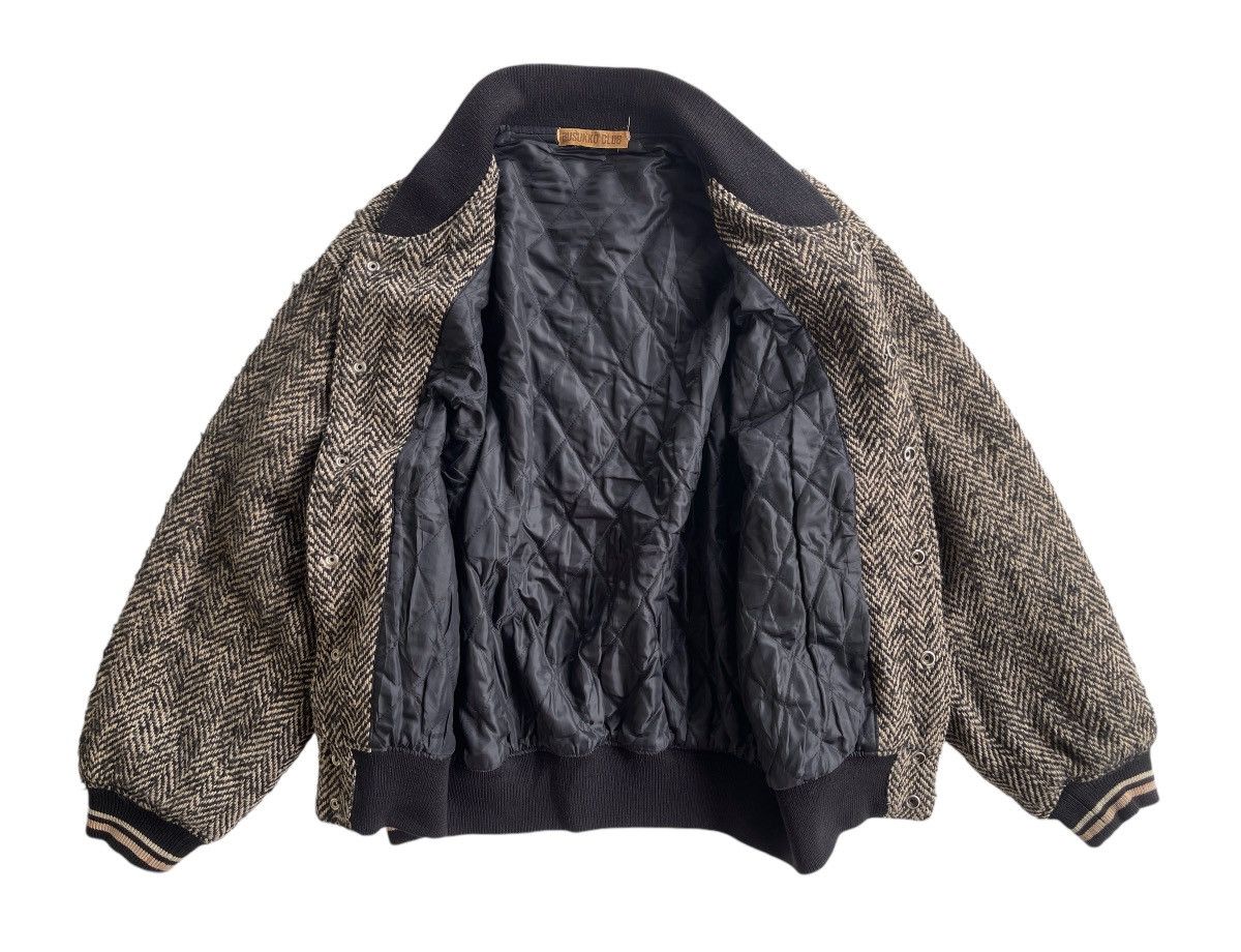 Vintage Wool Herringbone Blouson Jacket