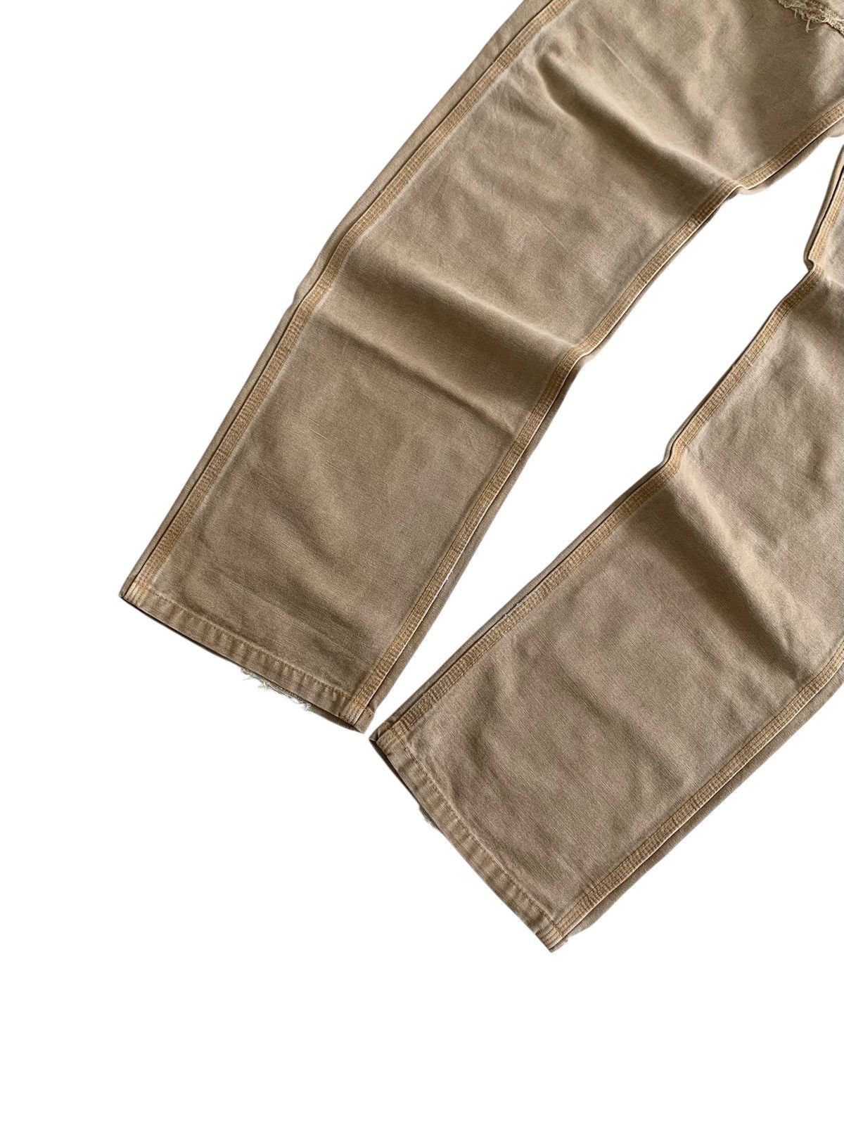 Japanese Brand Spellbound Domingo Co Canvas Duck Patchwork HBT Pants Size US 32 / EU 48 - 2 Thumbnail