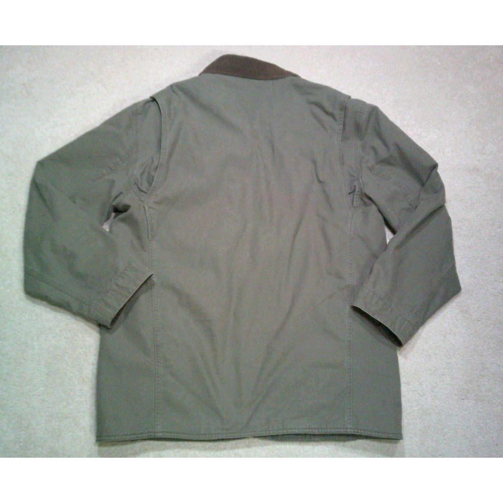 Orvis VINTAGE Orvis Chore Coat Mens Large Green Quilted Barn Coat Field Jacket Size US L / EU 52-54 / 3 - 2 Thumbnail