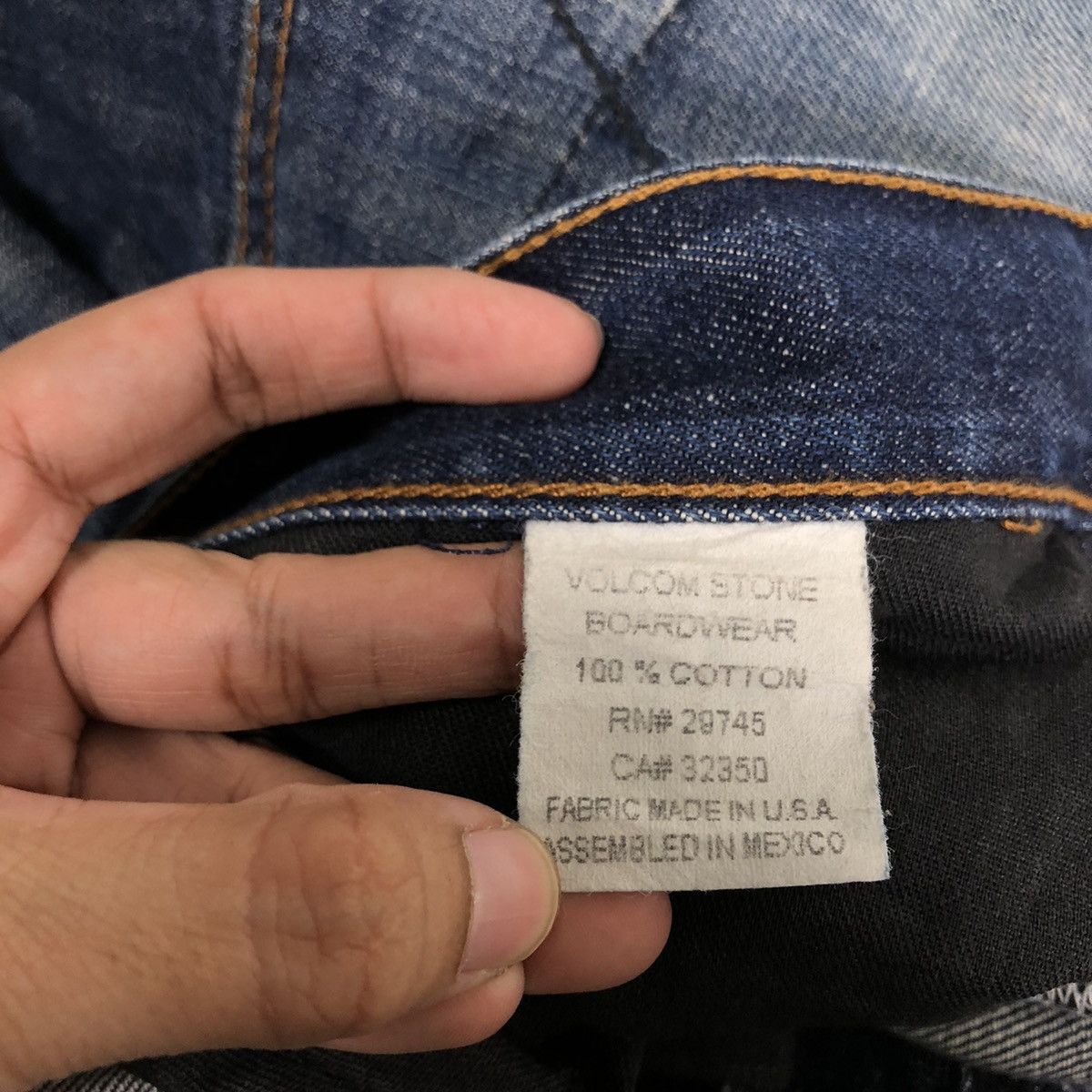 Japanese Brand 🔥90s Vintage Distressed Denim Jeans Black Bart Volcom Japan Size US 34 / EU 50 - 18 Thumbnail