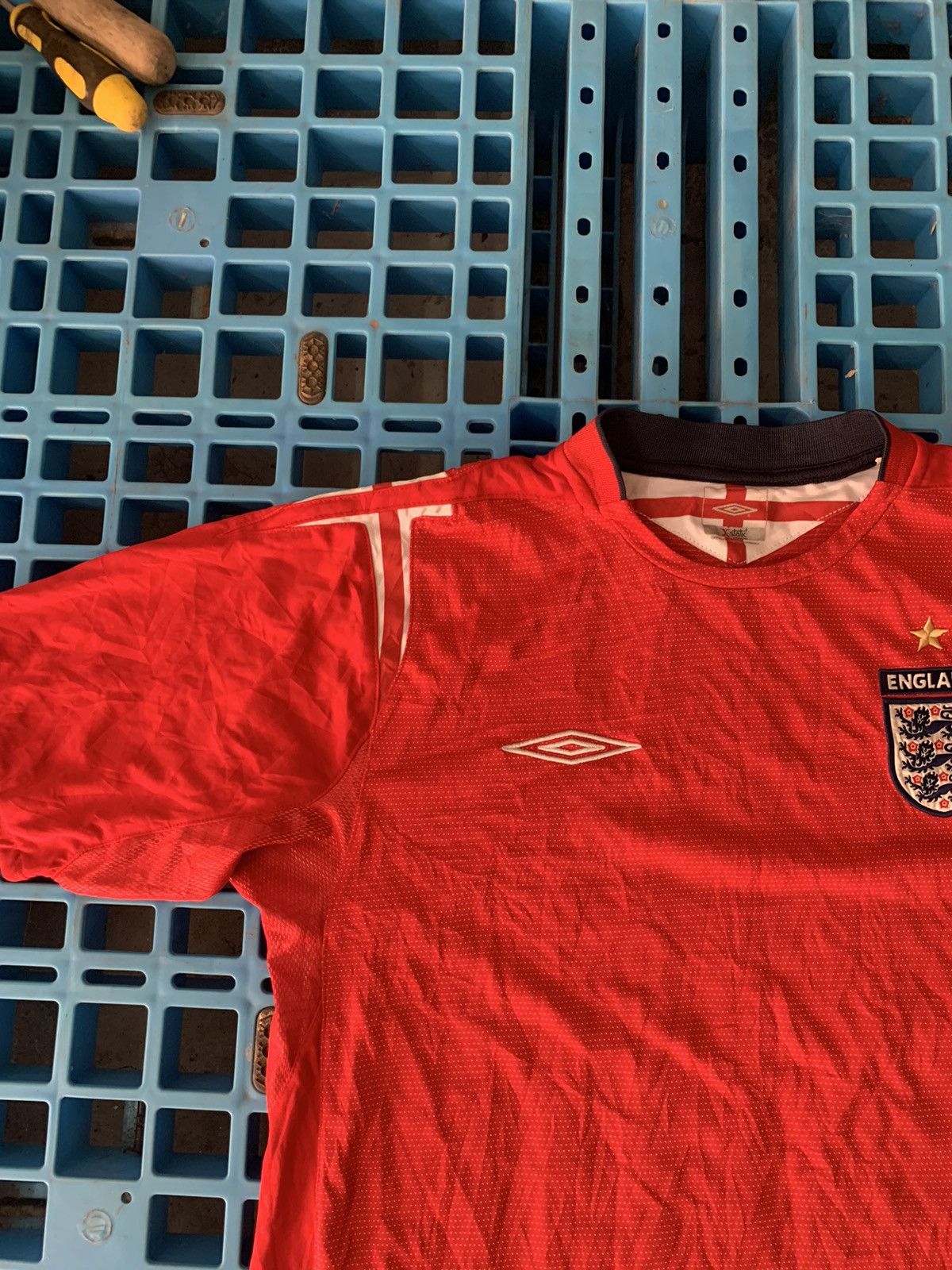 ENGLAND SOCCER JERSEY VINTAGE