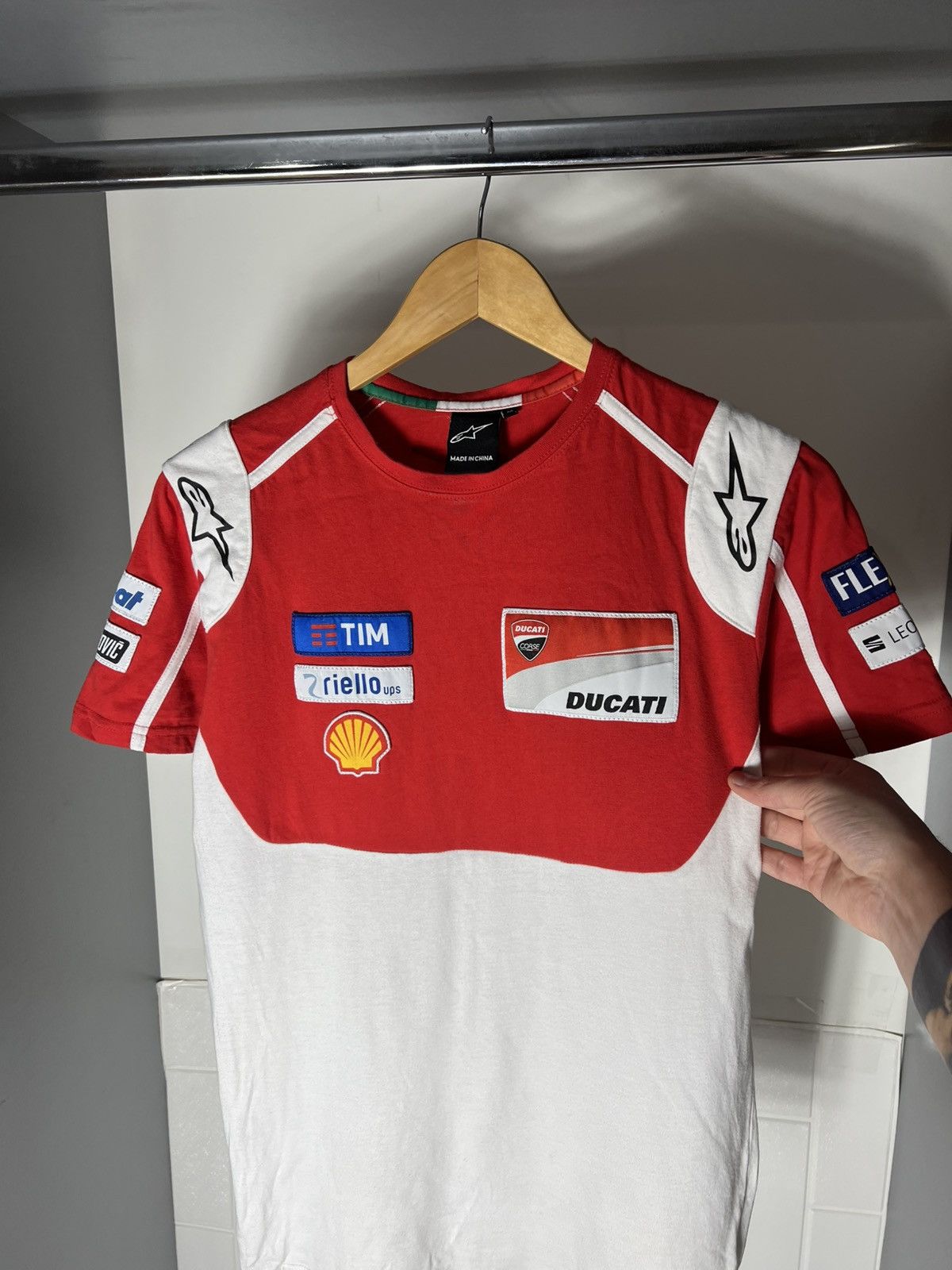 NASCAR VINTAGE ALPINESTARS DUCATI RACING T-SHIRT MOTORCYCLE Y2K 90s Size US M / EU 48-50 / 2 - 11 Thumbnail