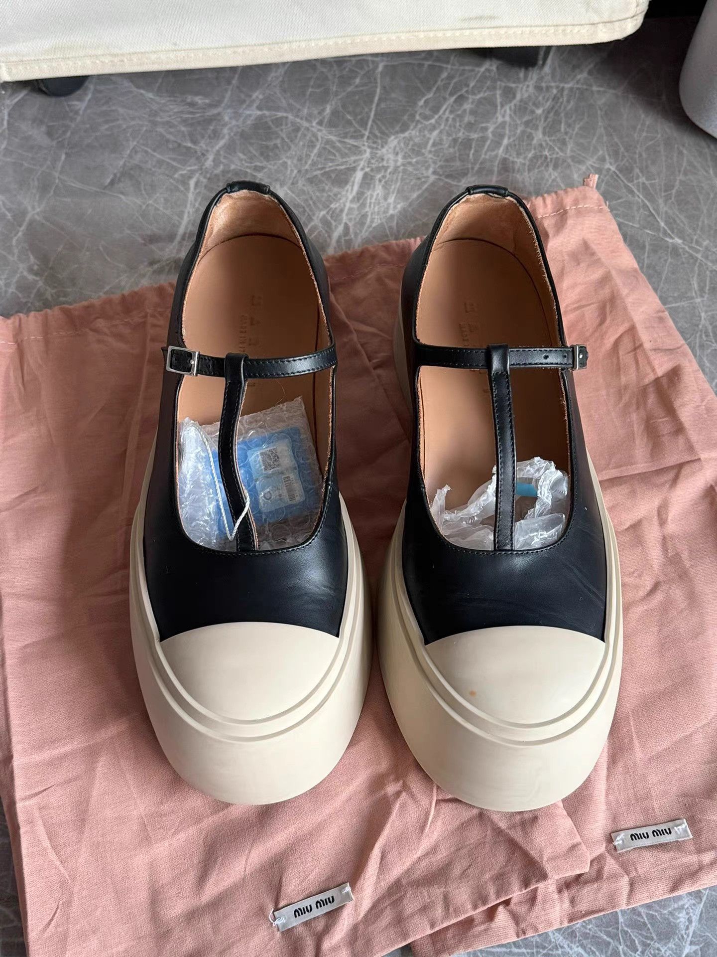 Marni Marni Pablo Platform Mary Jane Chunky Shoes K6 Size US 8 / IT 38 - 2 Thumbnail