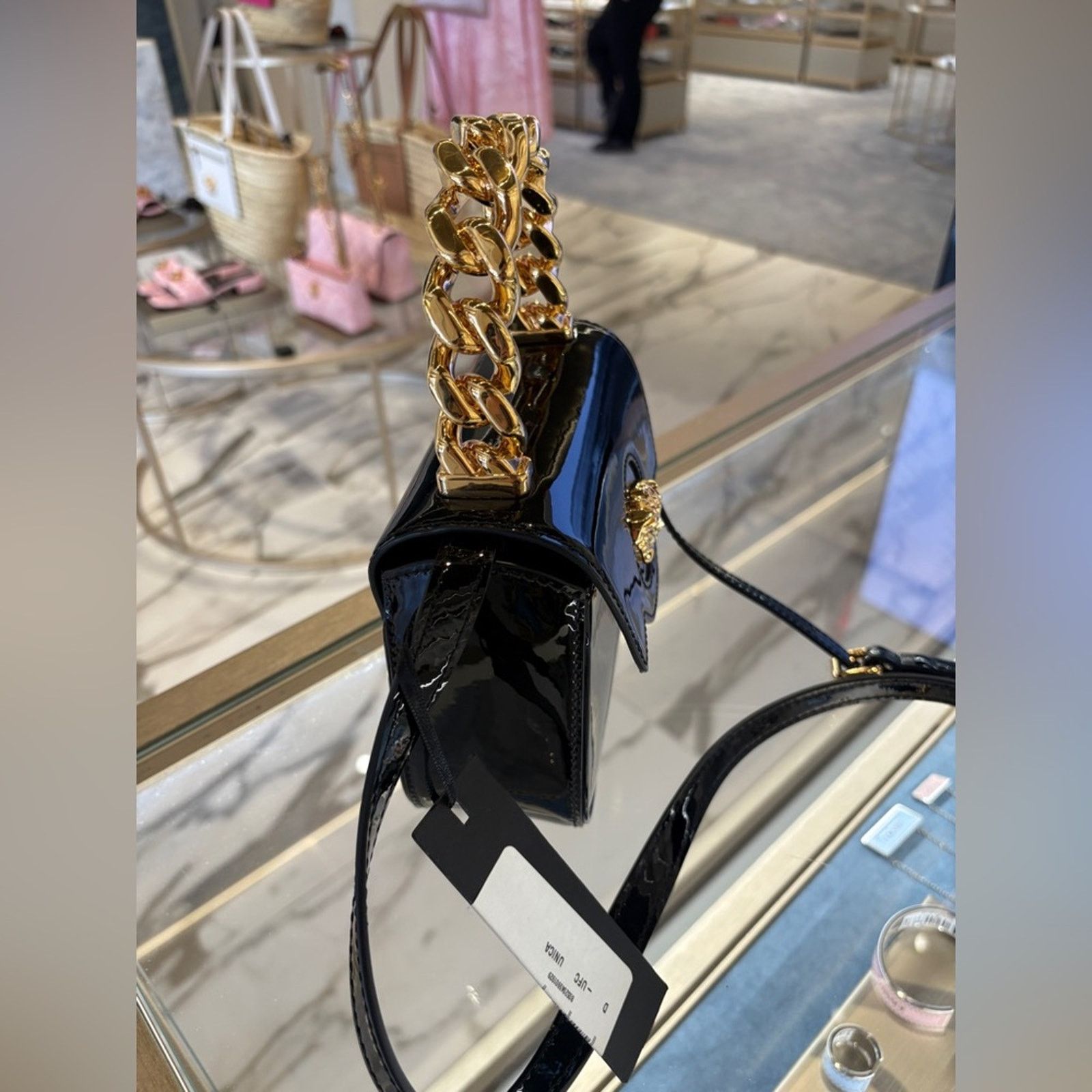 Versace Versace Black and Gold la Medusa Women's Bag Size ONE SIZE - 2 Thumbnail
