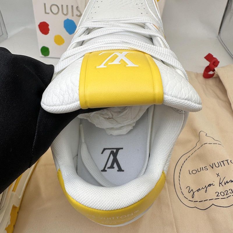 Louis Vuitton Yayoi Kusama x Louis Vuitton Stylish Low-Top Trainers -2508 Size US 5.5 / EU 38 - 9 Thumbnail