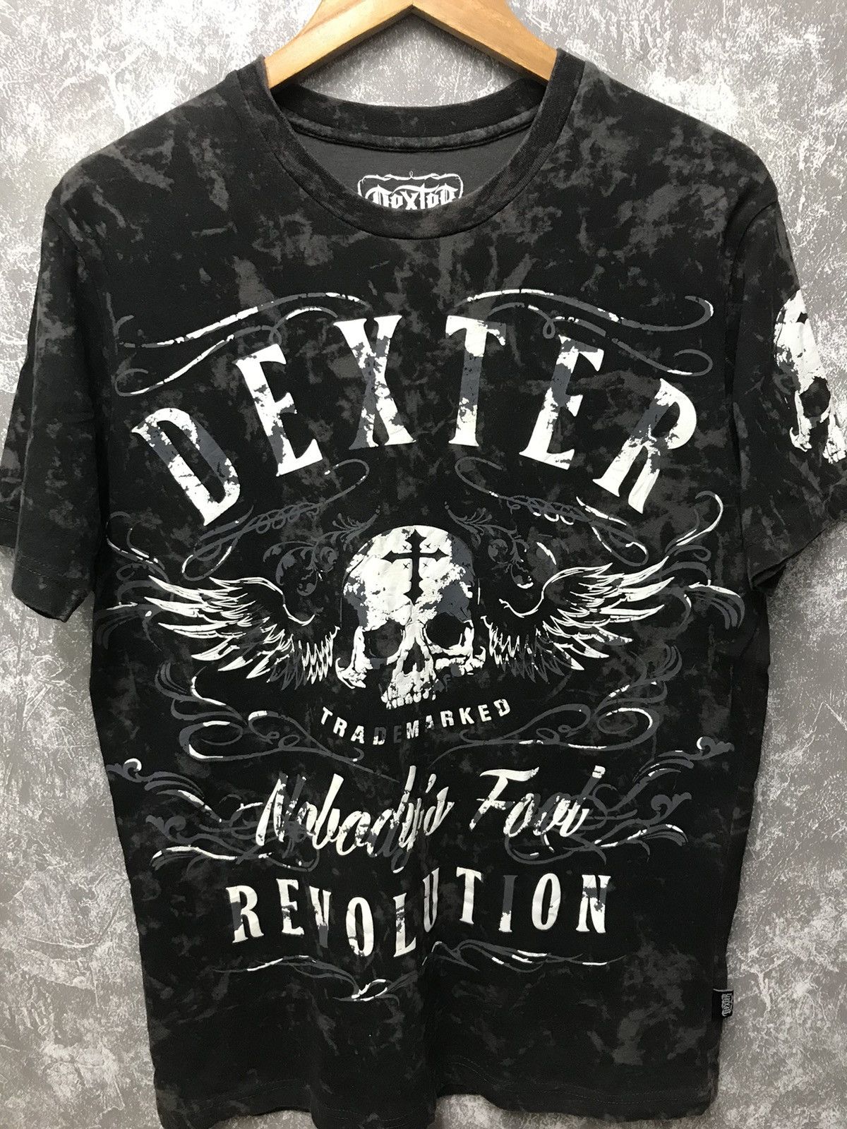 Affliction Dexter Affliction Skull Y2K Graphic Tee Size US M / EU 48-50 / 2 - 1 Thumbnail