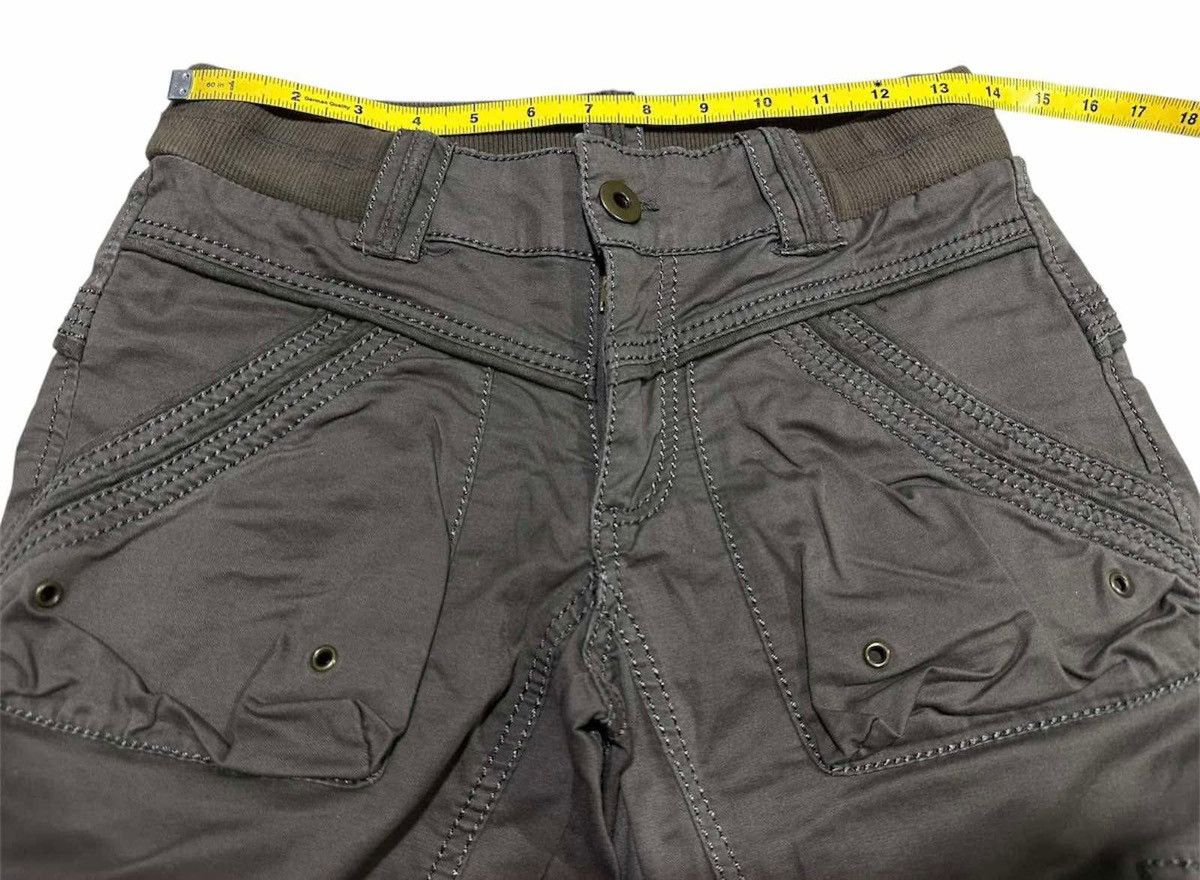 If Six Was Nine 🔥Sick Y2K Japanese Parachute Flared Cargo Pants Goa Style Size US 30 / EU 46 - 12 Thumbnail
