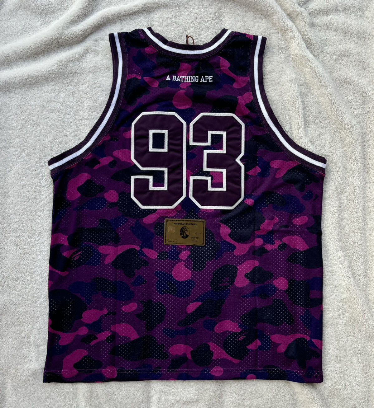 Bape Bape Purple Camo Basketball Jersey Size US M / EU 48-50 / 2 - 2 Thumbnail