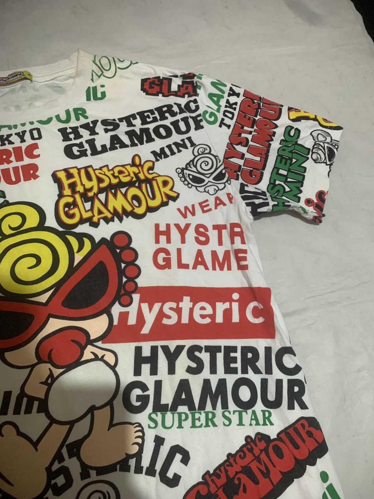 Hysteric Glamour Very Rare Aop Hysteric Glamour Logo Tee Shirt Size US M / EU 48-50 / 2 - 4 Thumbnail