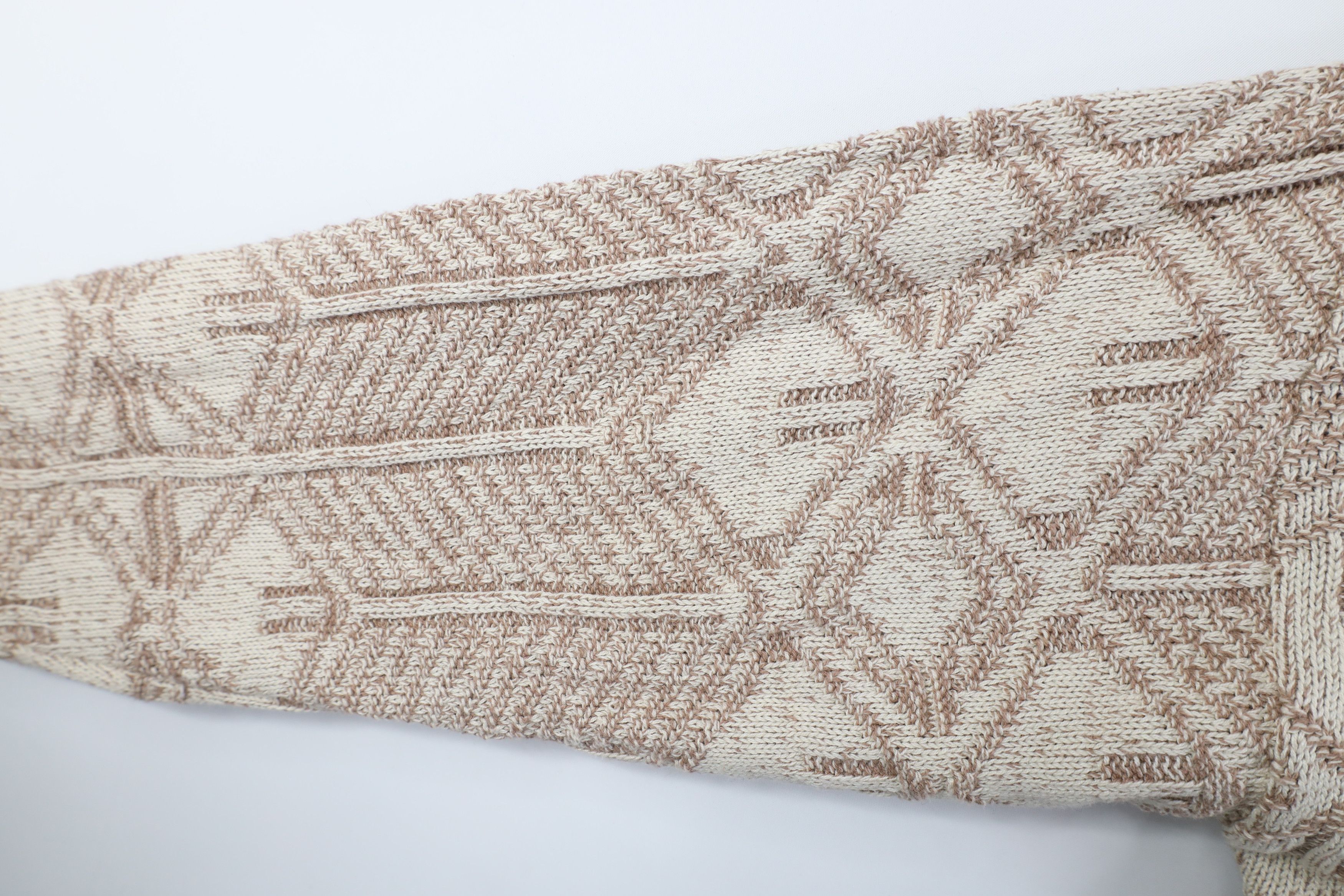 Vintage Vintage 90s Streetwear Fair Isle Geometric Knit Sweater USA Size US L / EU 52-54 / 3 - 7 Thumbnail