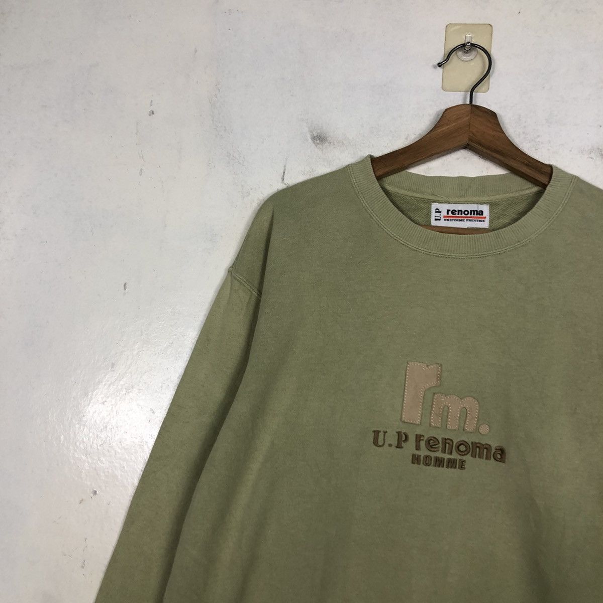 Japanese Brand 📌Vintage Sweatshirt Crewneck UP Renoma Size US L / EU 52-54 / 3 - 9 Thumbnail