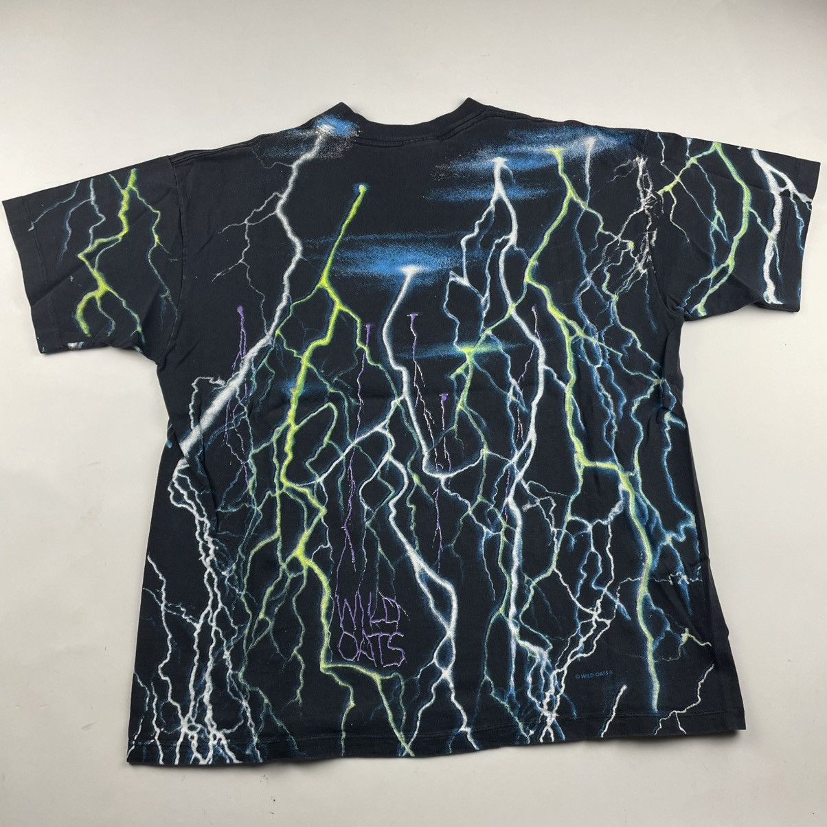 Vintage Vintage 90s Lightning All Over Print Wild Oats AOP Shirt M Size US L / EU 52-54 / 3 - 9 Thumbnail
