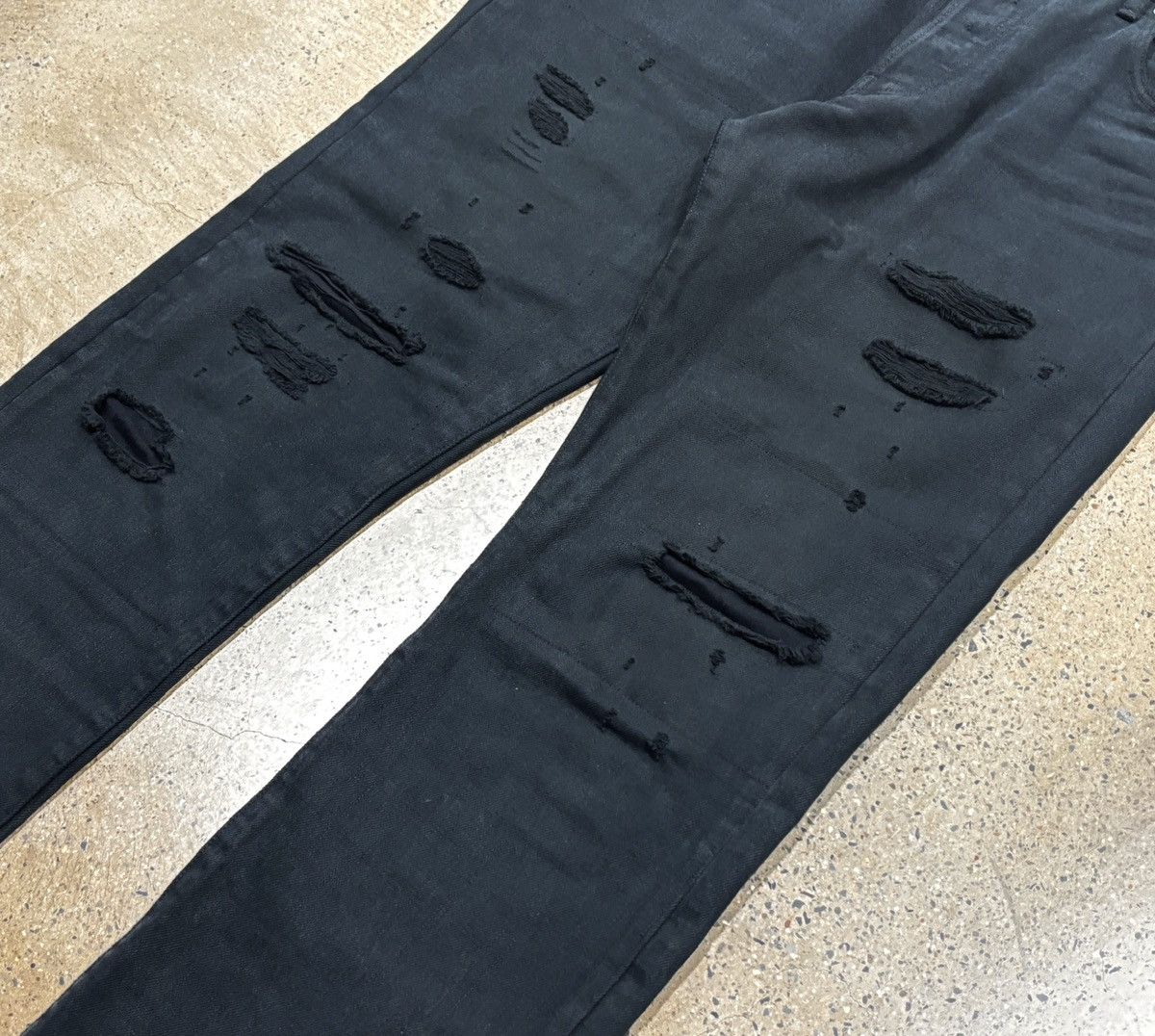 Visvim Visvim 21ss 01.2D17 Social Sculpture Blk Damaged-17 Size US 34 / EU 50 - 5 Thumbnail