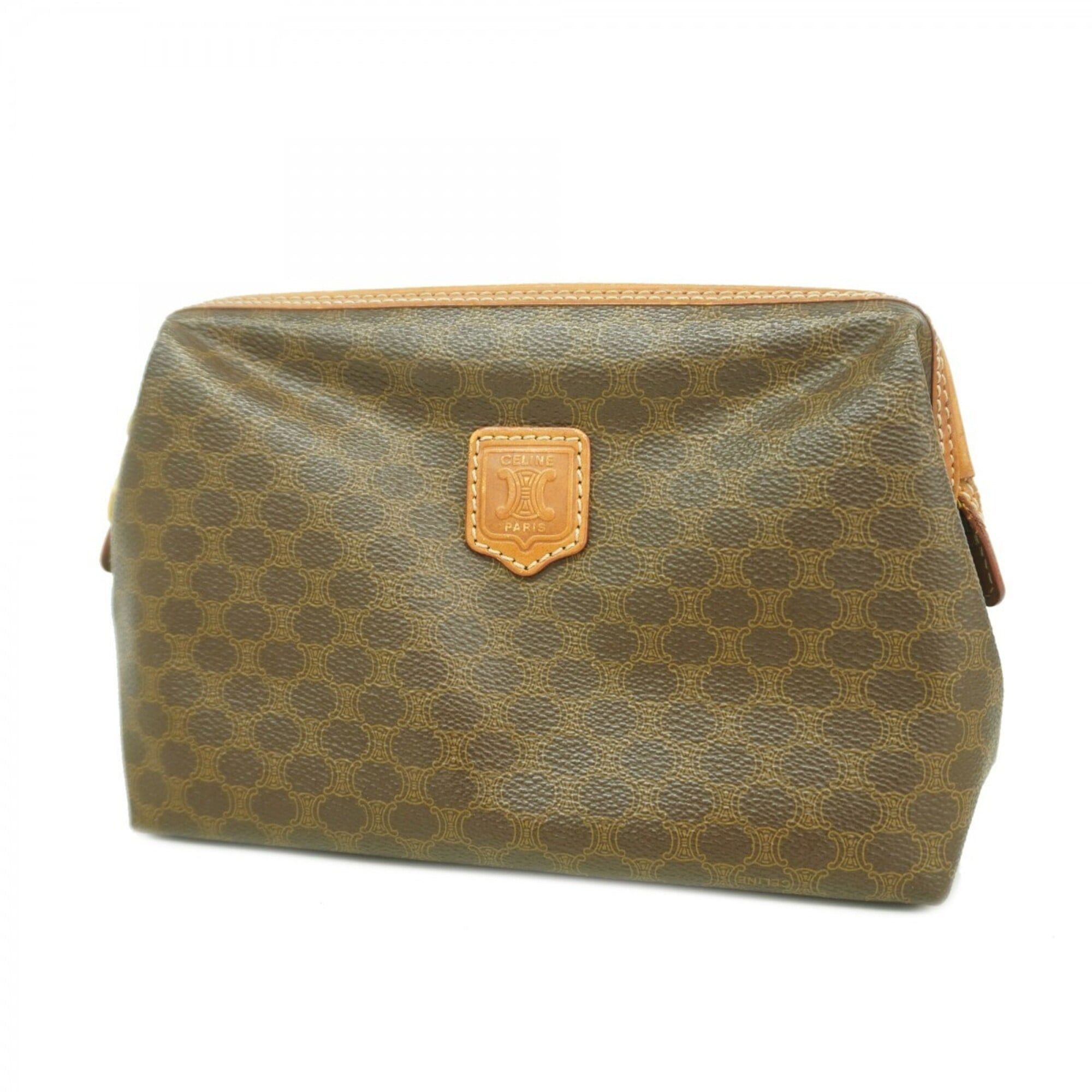 Celine Celine bag/pouch, Macadam pattern, brown, for women. Size ONE SIZE - 1 Thumbnail