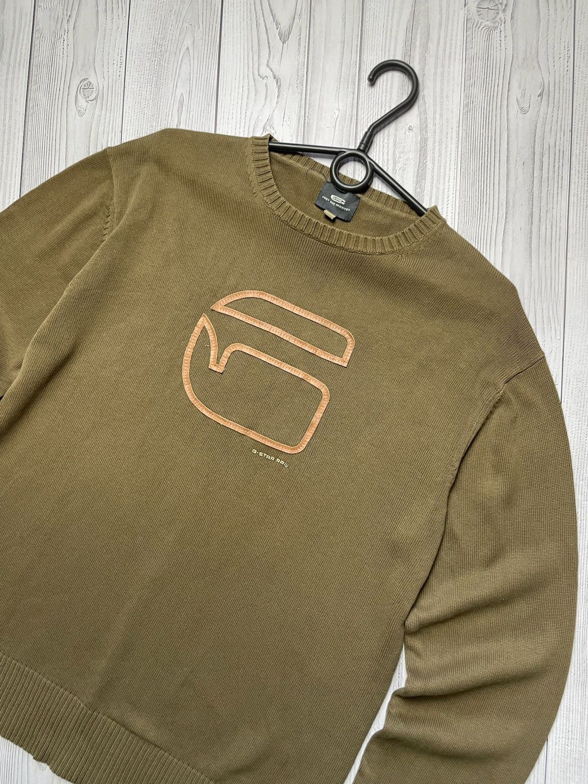 G-Star × Vintage Vintage G Star RAW sweater size L logo avant-garde Y2K Size US L / EU 52-54 / 3 - 2 Thumbnail