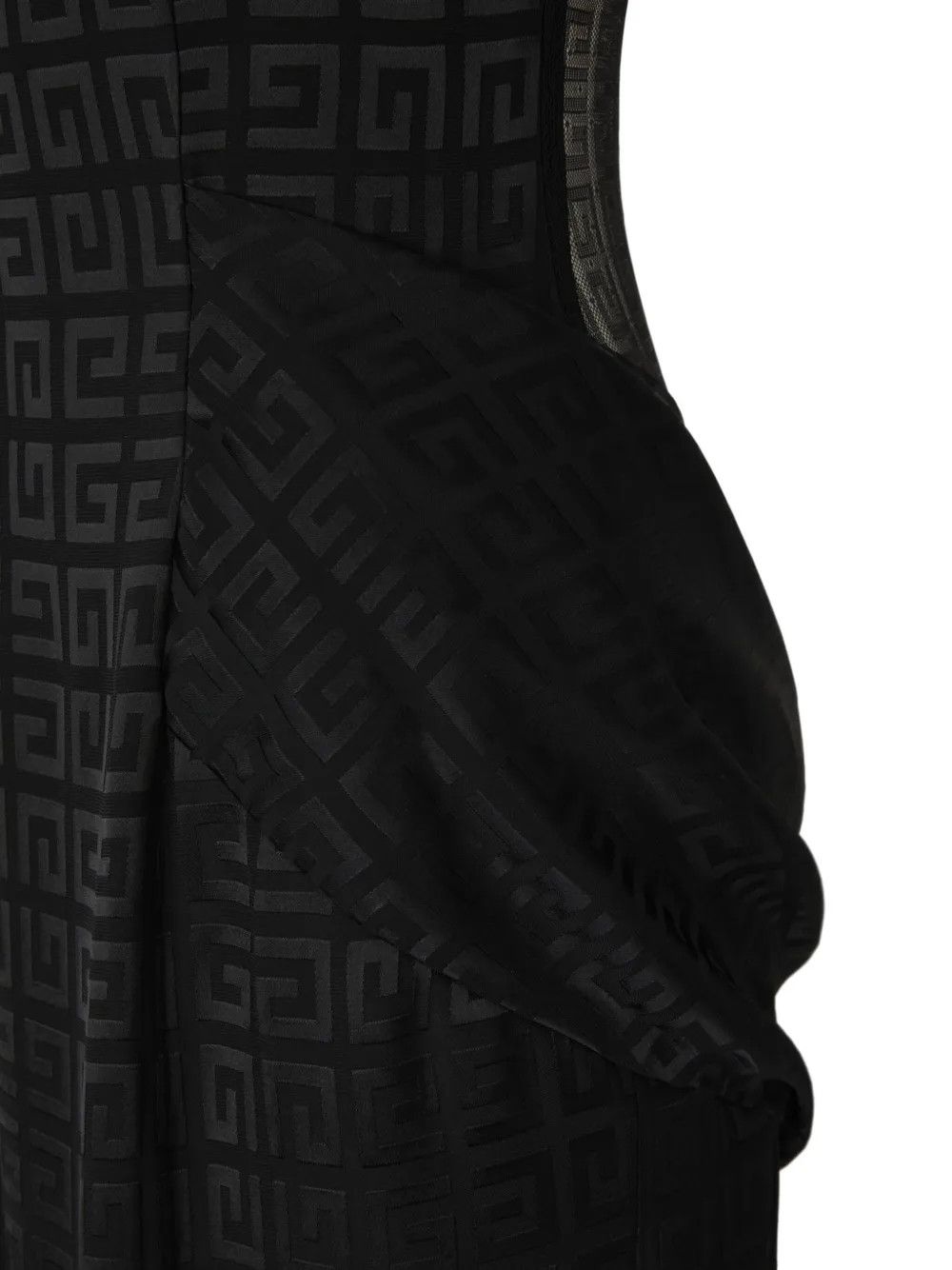 Givenchy o1y0925 Elegant Midi Dress in Black Size S / US 4 / IT 40 - 3 Thumbnail