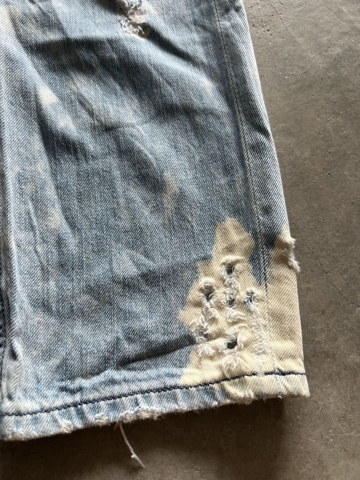 Diesel distressed diesel industry denim splatter bleach sick washed Size US 33 - 13 Thumbnail