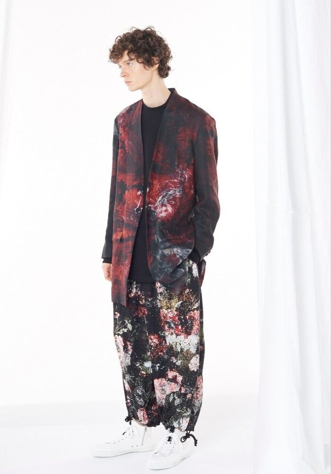 Ground Y SS2023 GROUNDY BY YOHJI YAMAMOTO FIREWORKS COLLARLESS