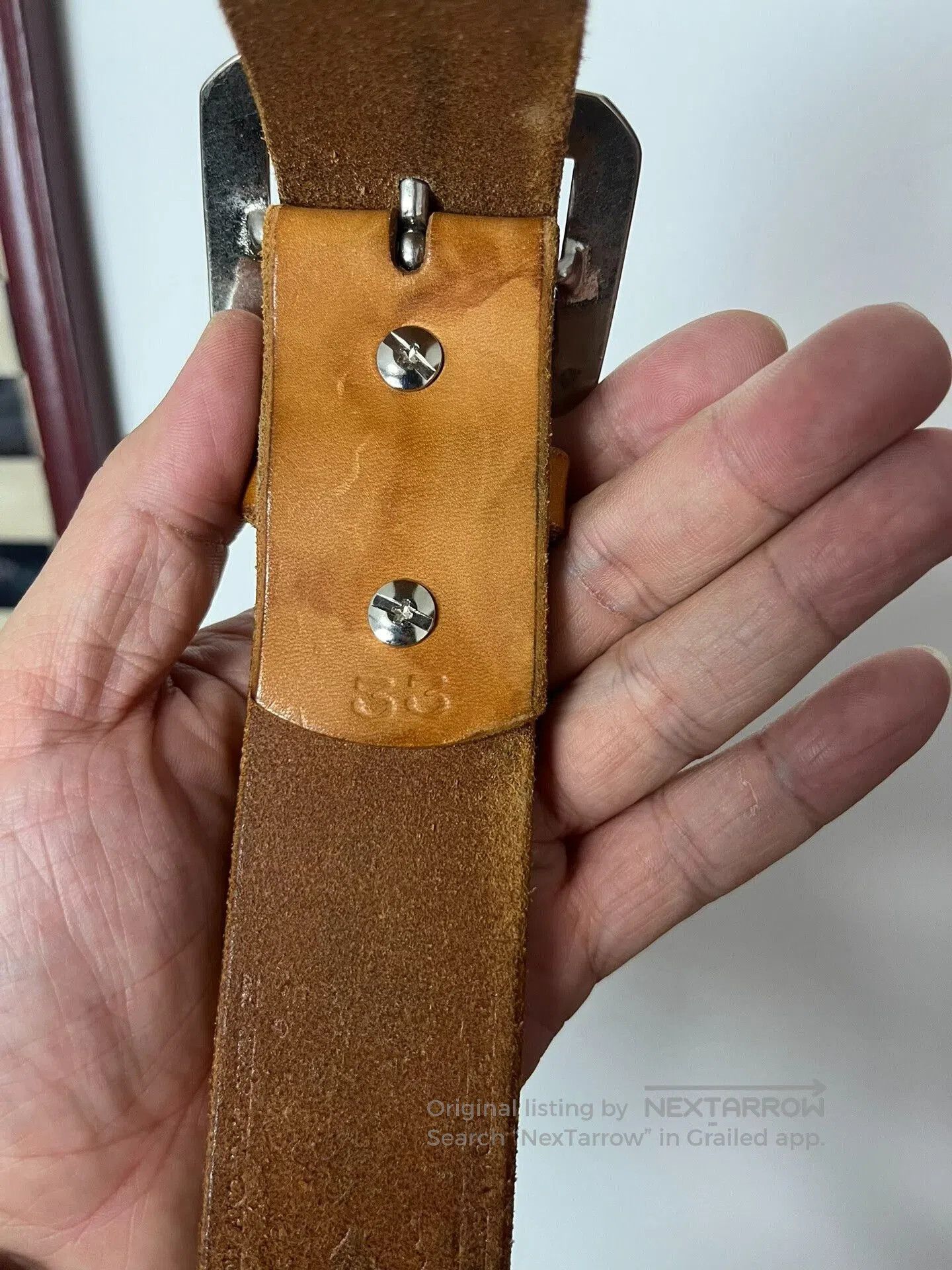 Rainbow Country Rainbow Country Leather Belt. Size ONE SIZE - 2 Thumbnail