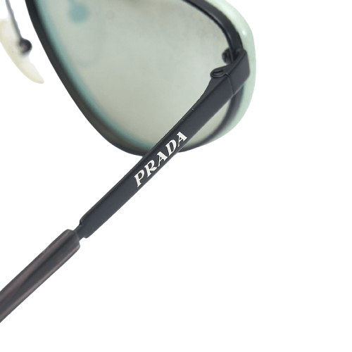 Prada Prada Blue Tint Cat Eye Sunglasses Size ONE SIZE - 3 Thumbnail