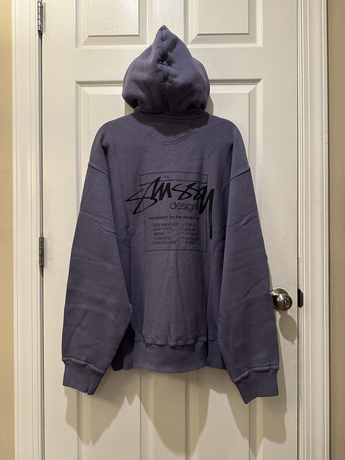 Stussy Stussy Modern Age Pig Dyed Zip Hoodie Size US XXL / EU 58 / 5 - 2 Thumbnail