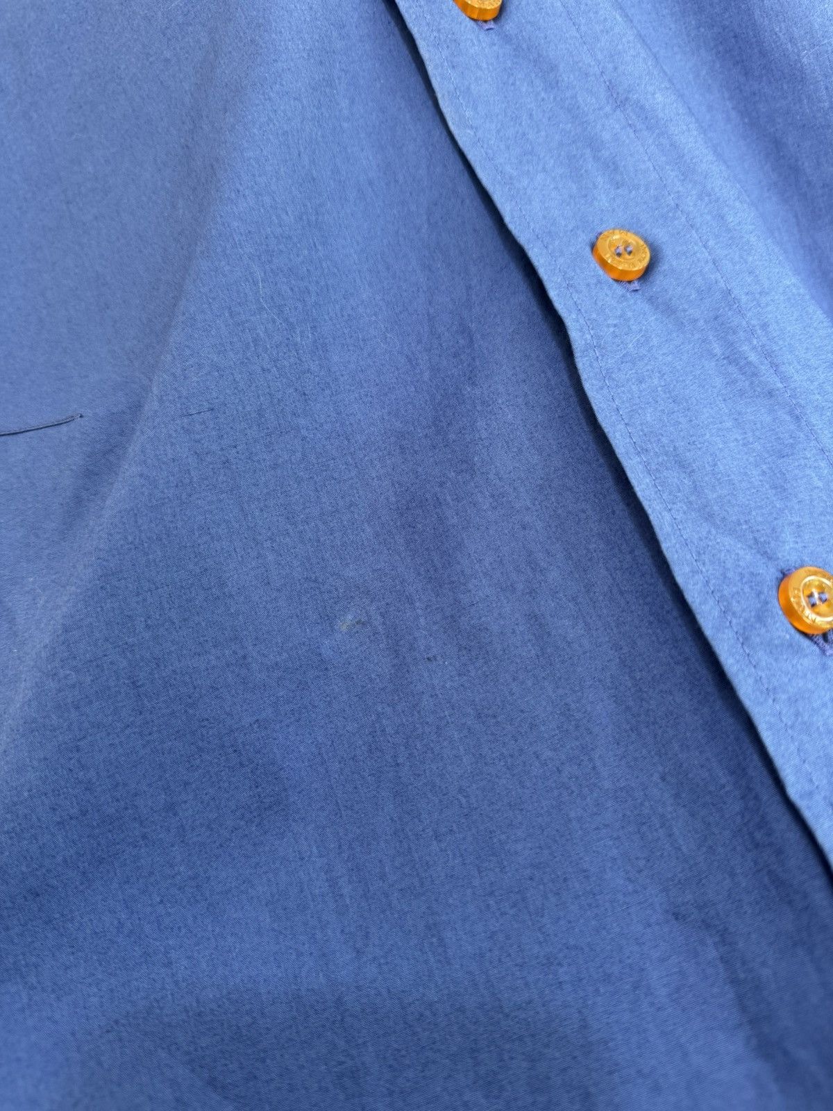 Vivienne Westwood Vivienne Westwood Blue Classic Long Sleeve Shirt Size US L / EU 52-54 / 3 - 11 Thumbnail
